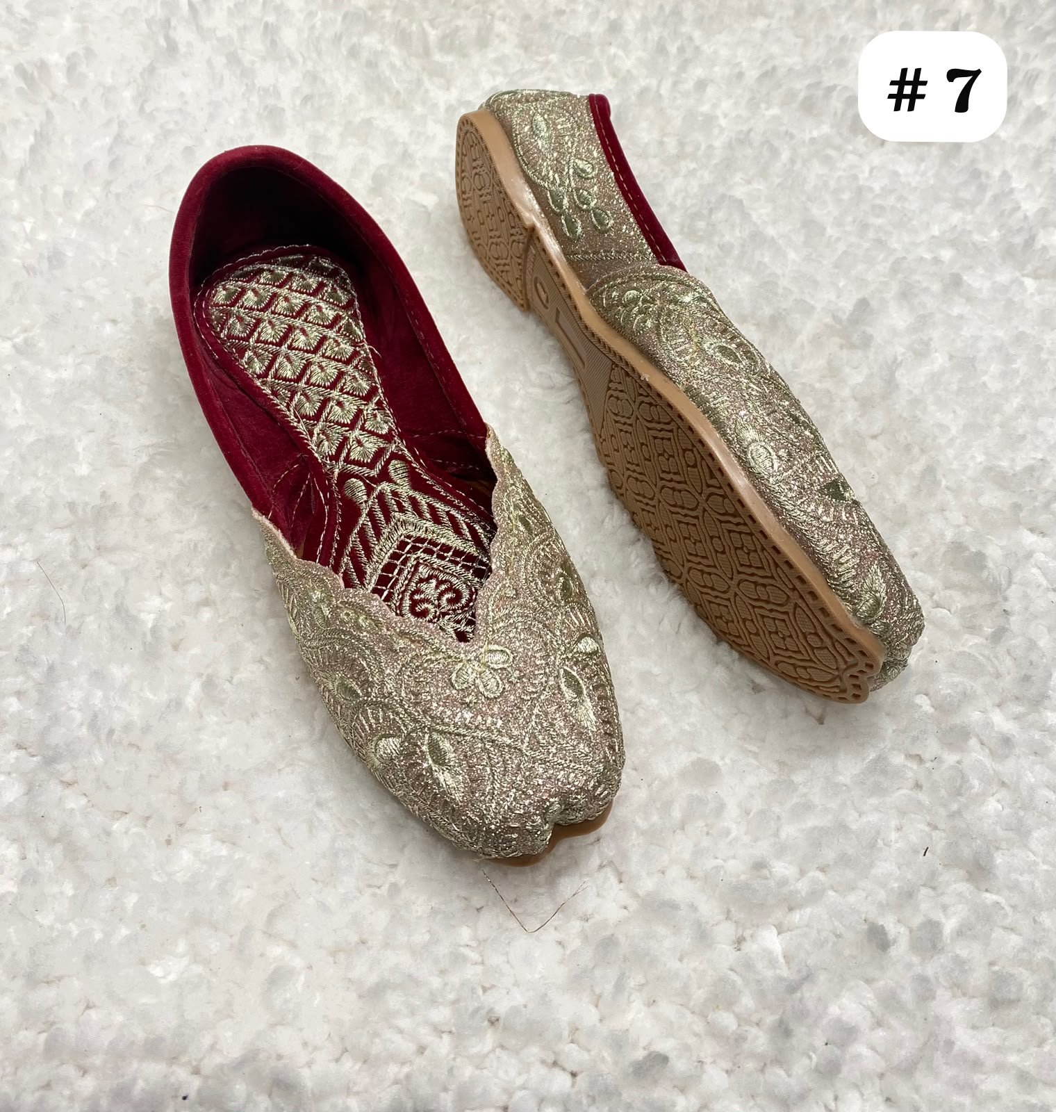 Zari  jutti Tpr sole  #240