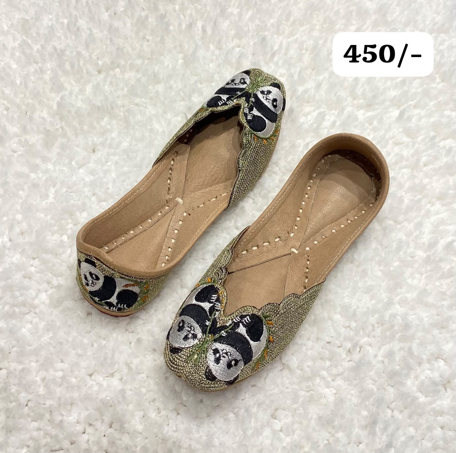 Skyber leather zari  jutti #450