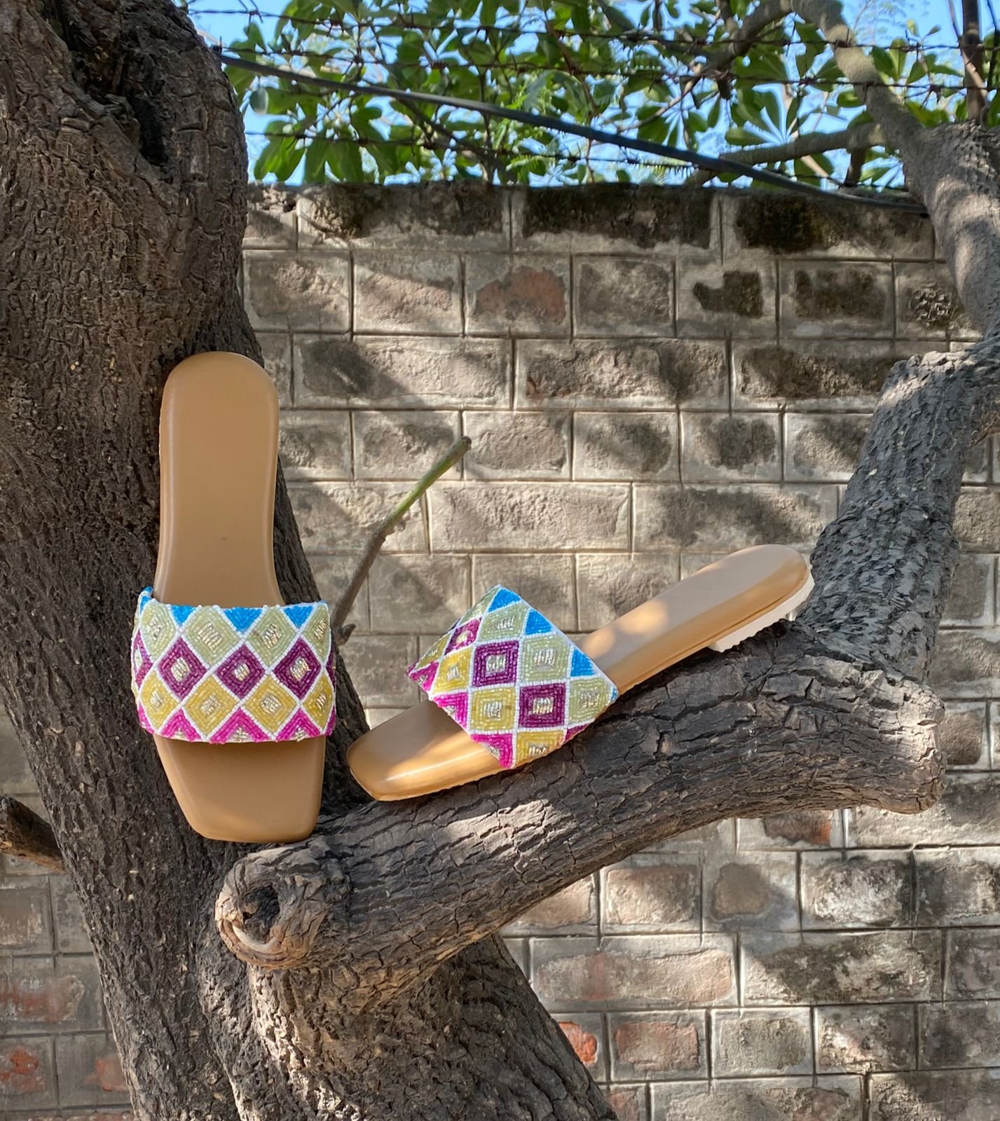Embroidered Sliders #355