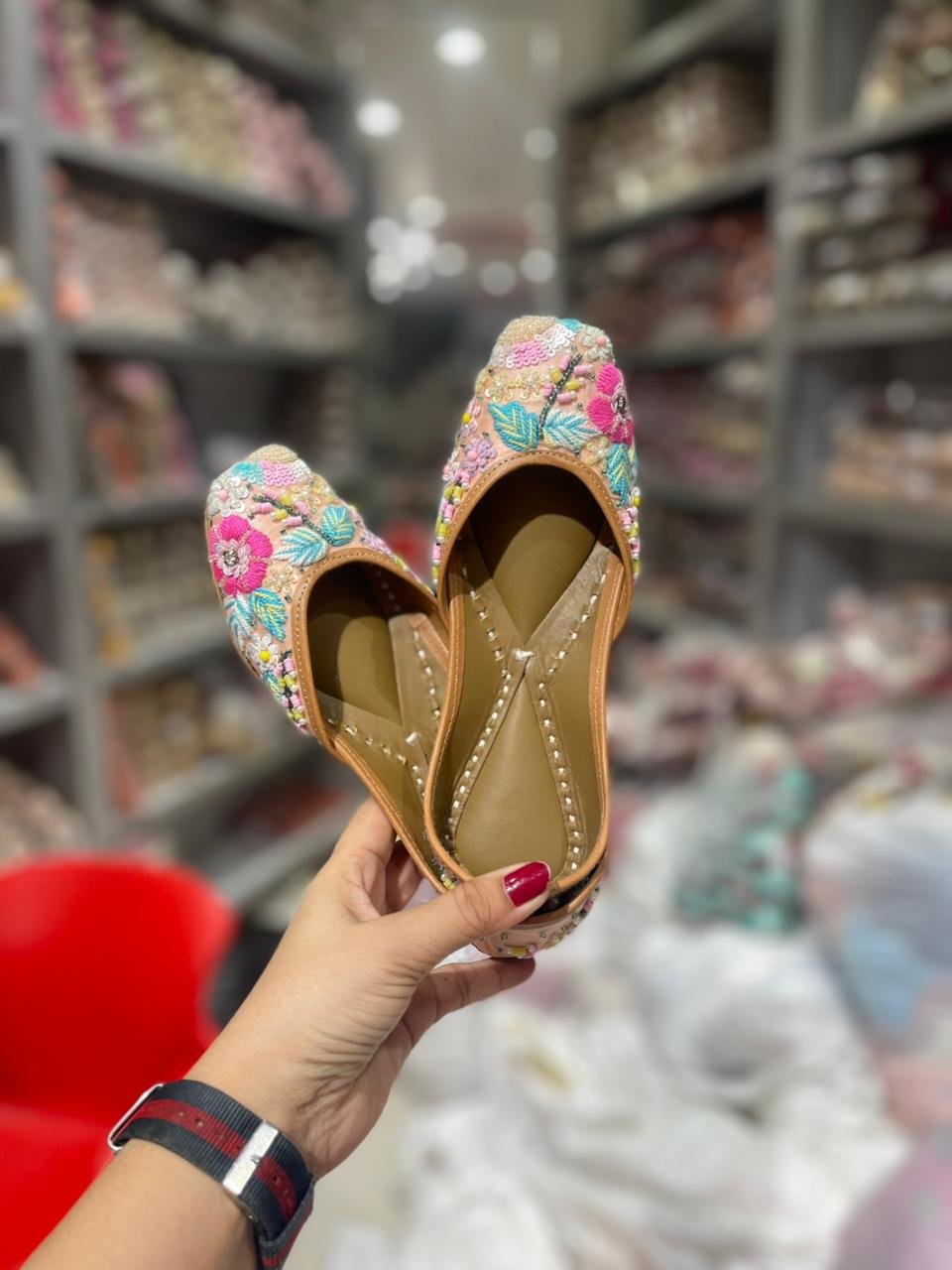 Punjabi jutti lining leather #650
