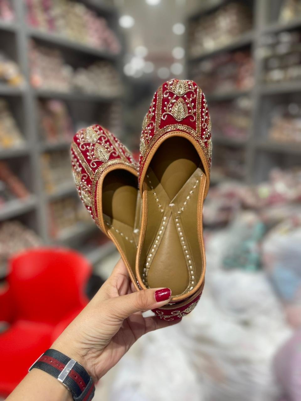 Punjabi jutti lining leather #650