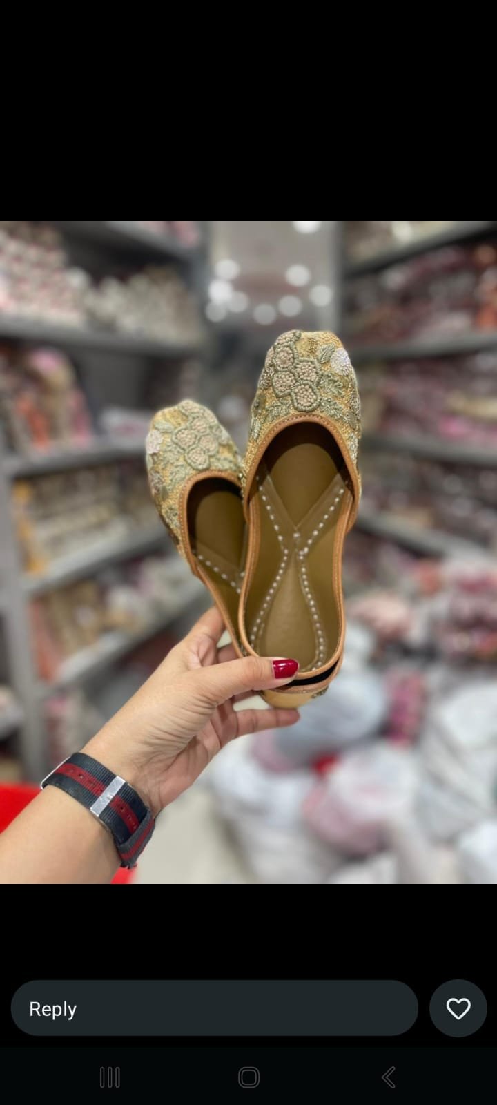 Punjabi jutti lining leather #650