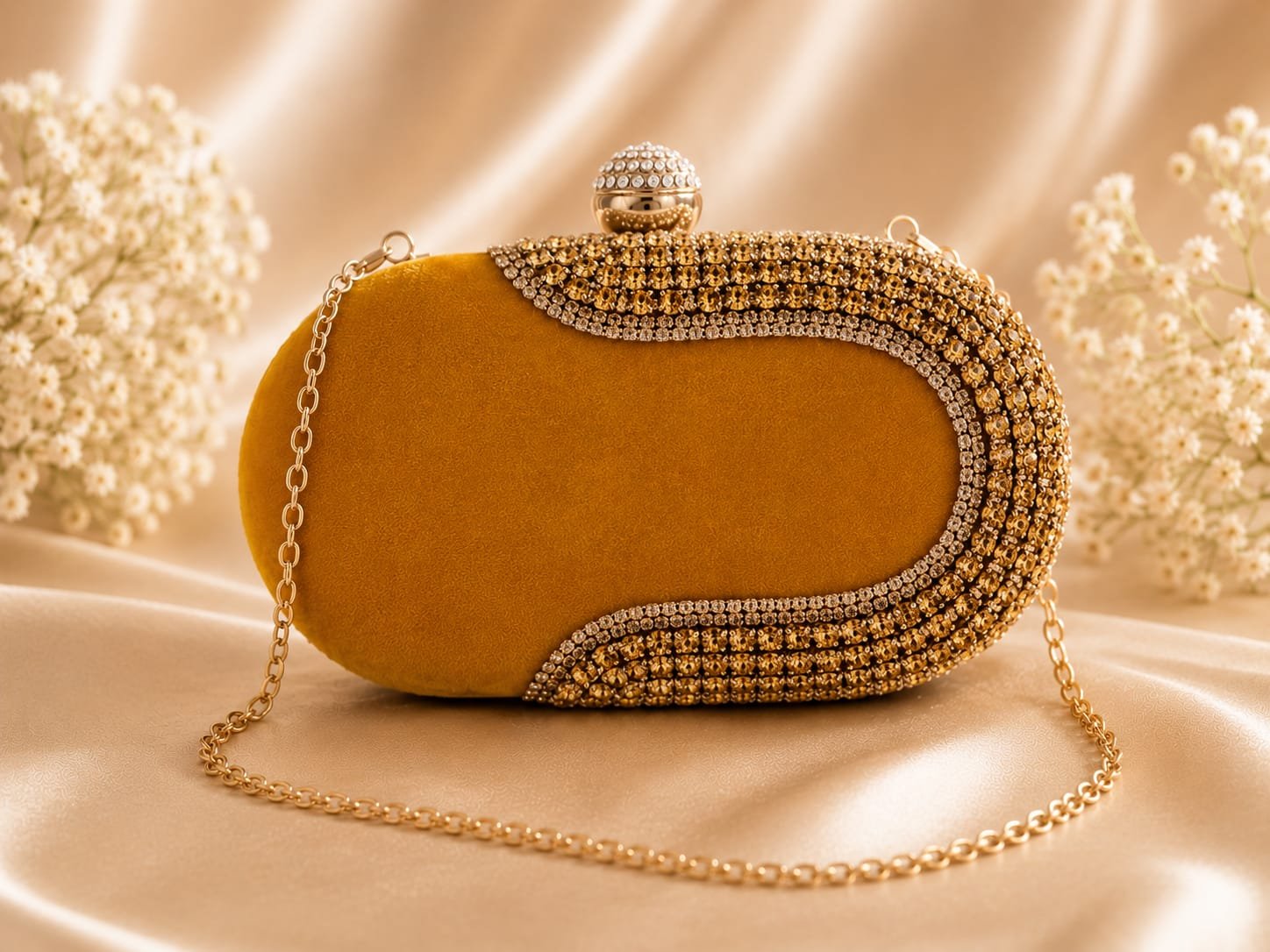 Oval clutch