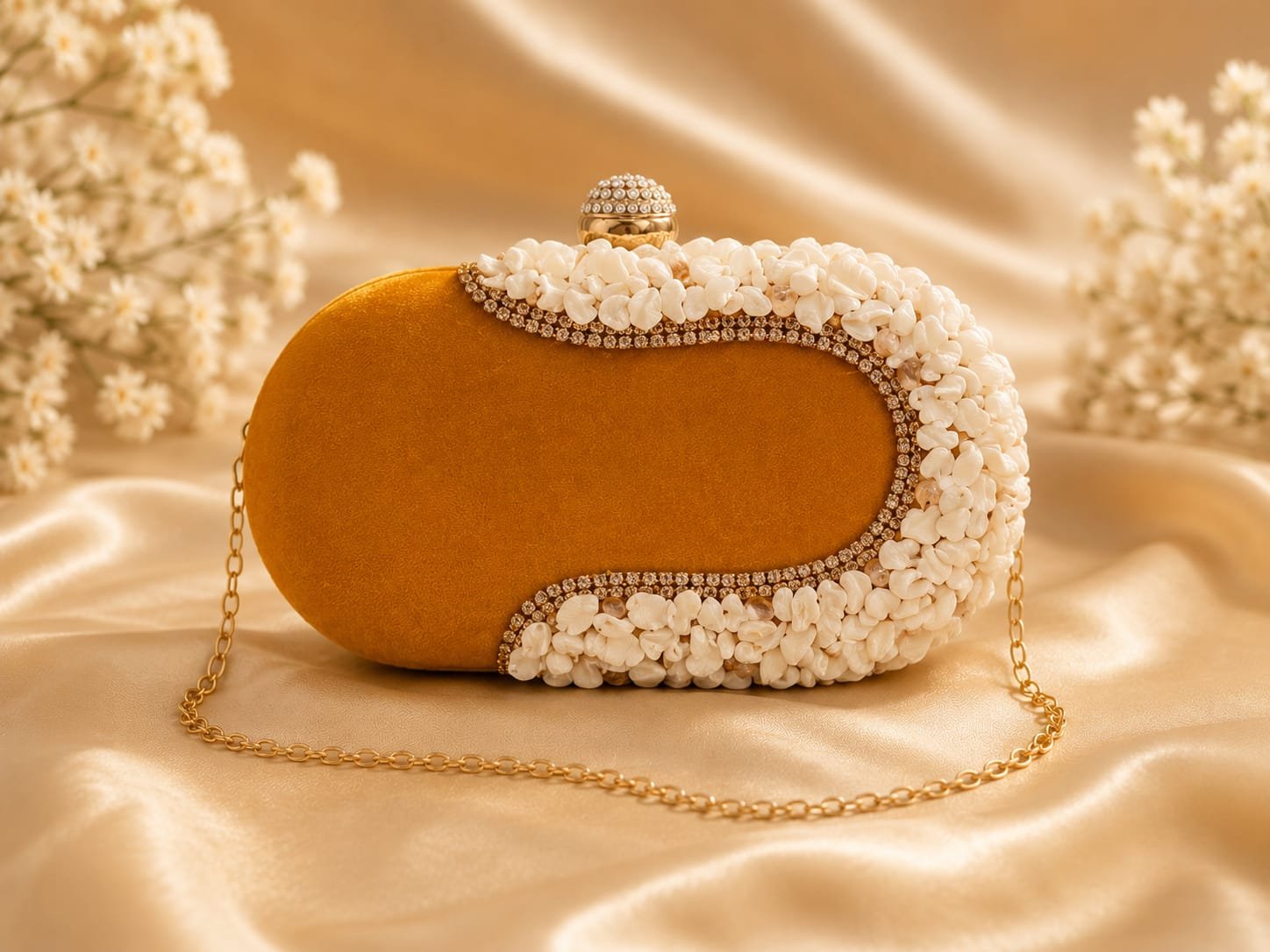 Oval clutch