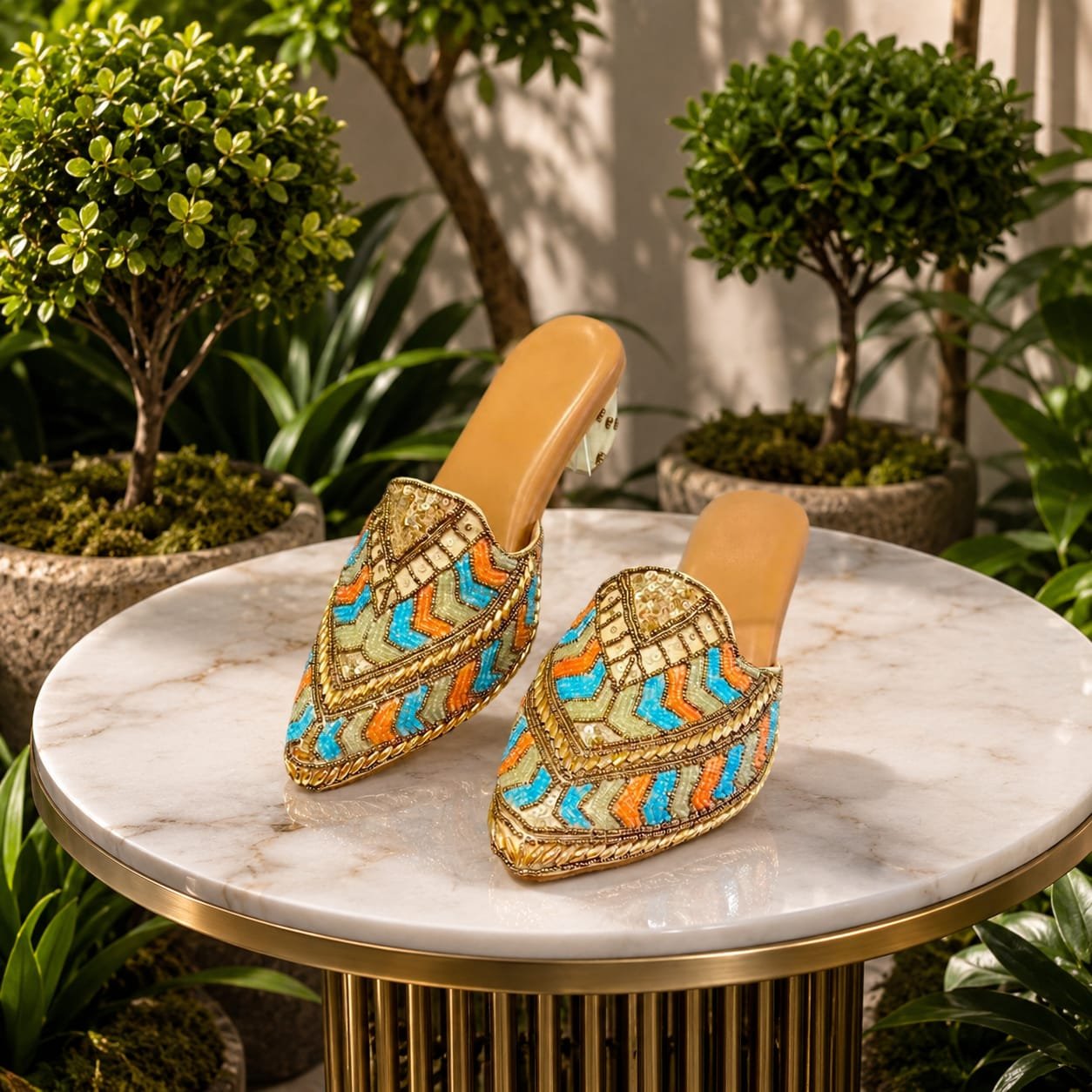 Mule heel
