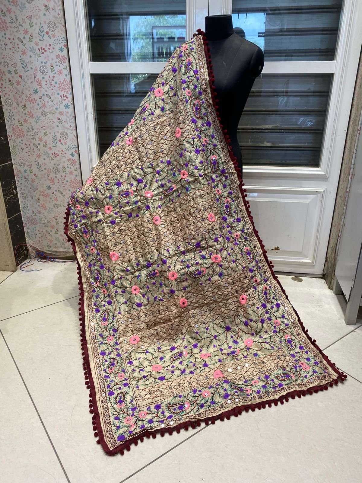 Pompom Duppata