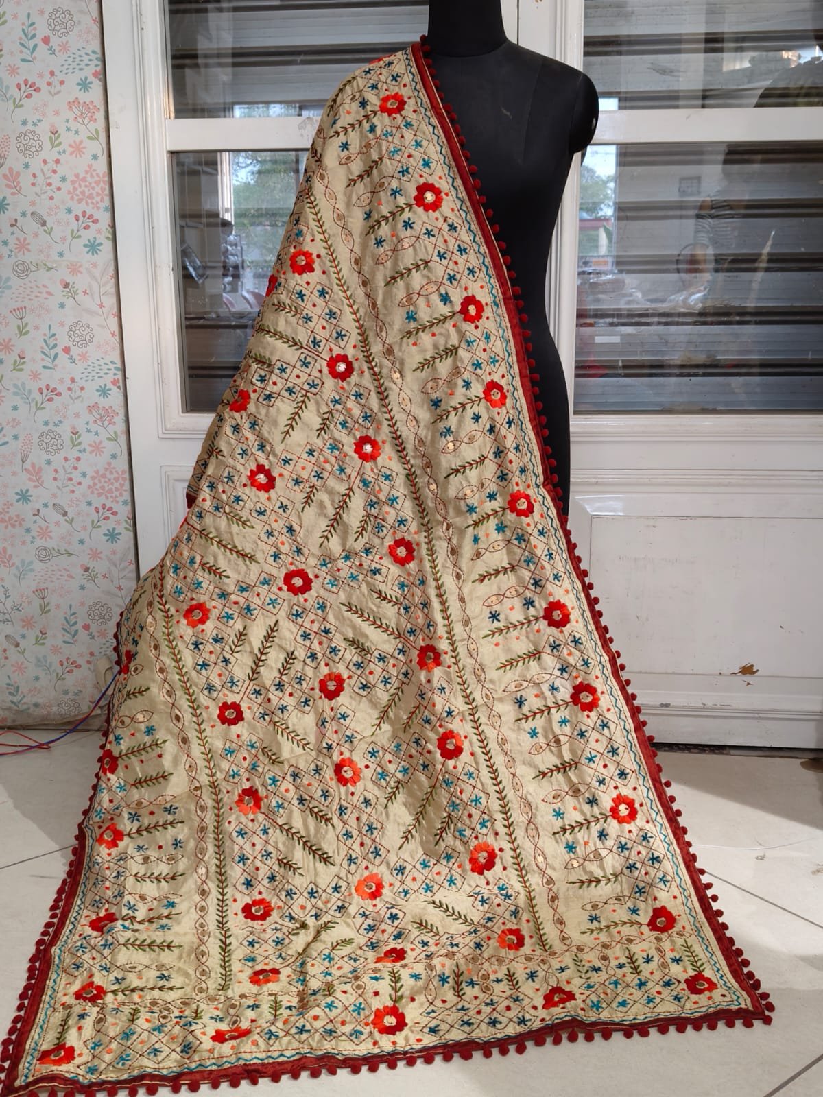 Pompom Duppata