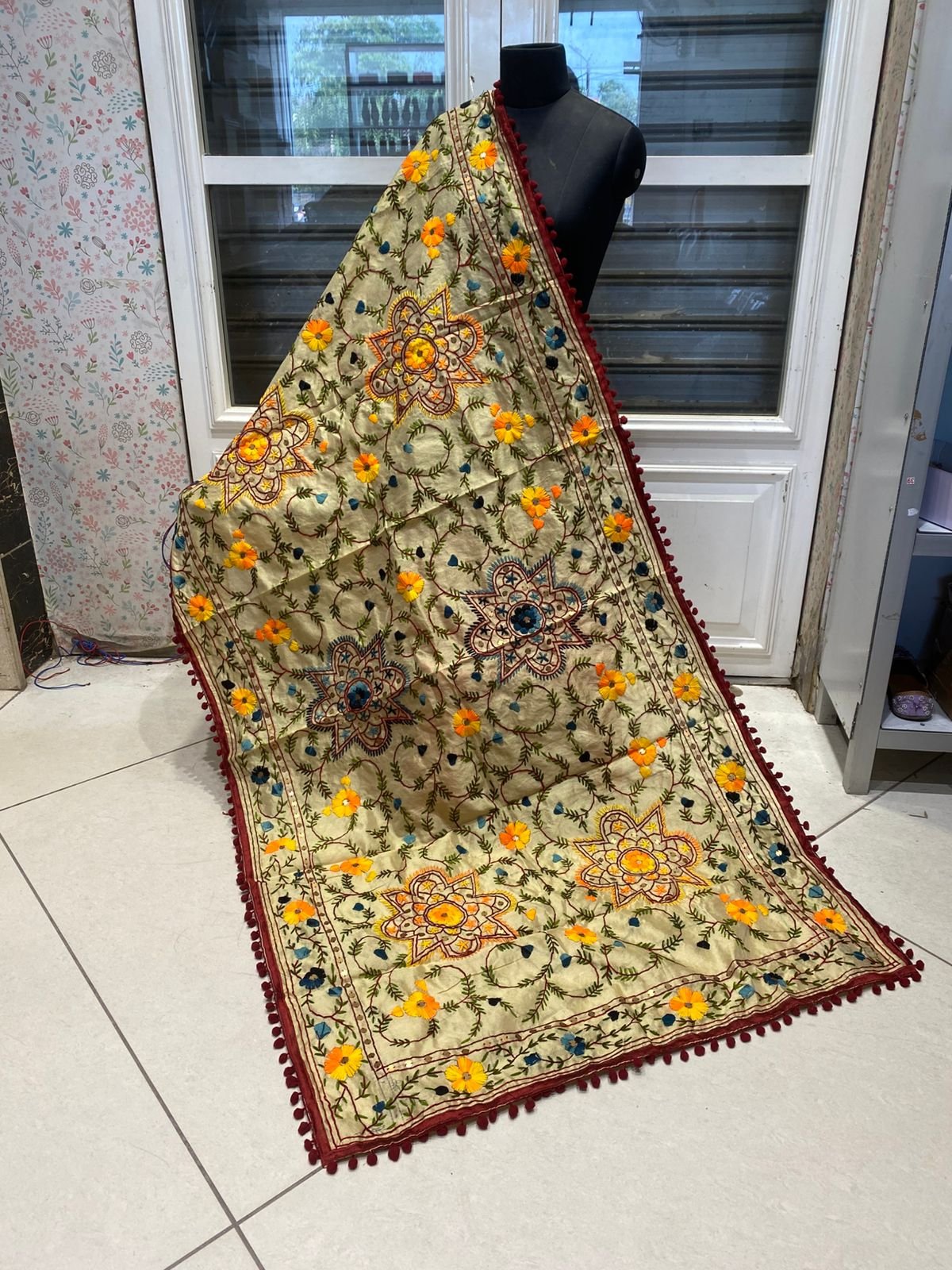 Pompom Duppata
