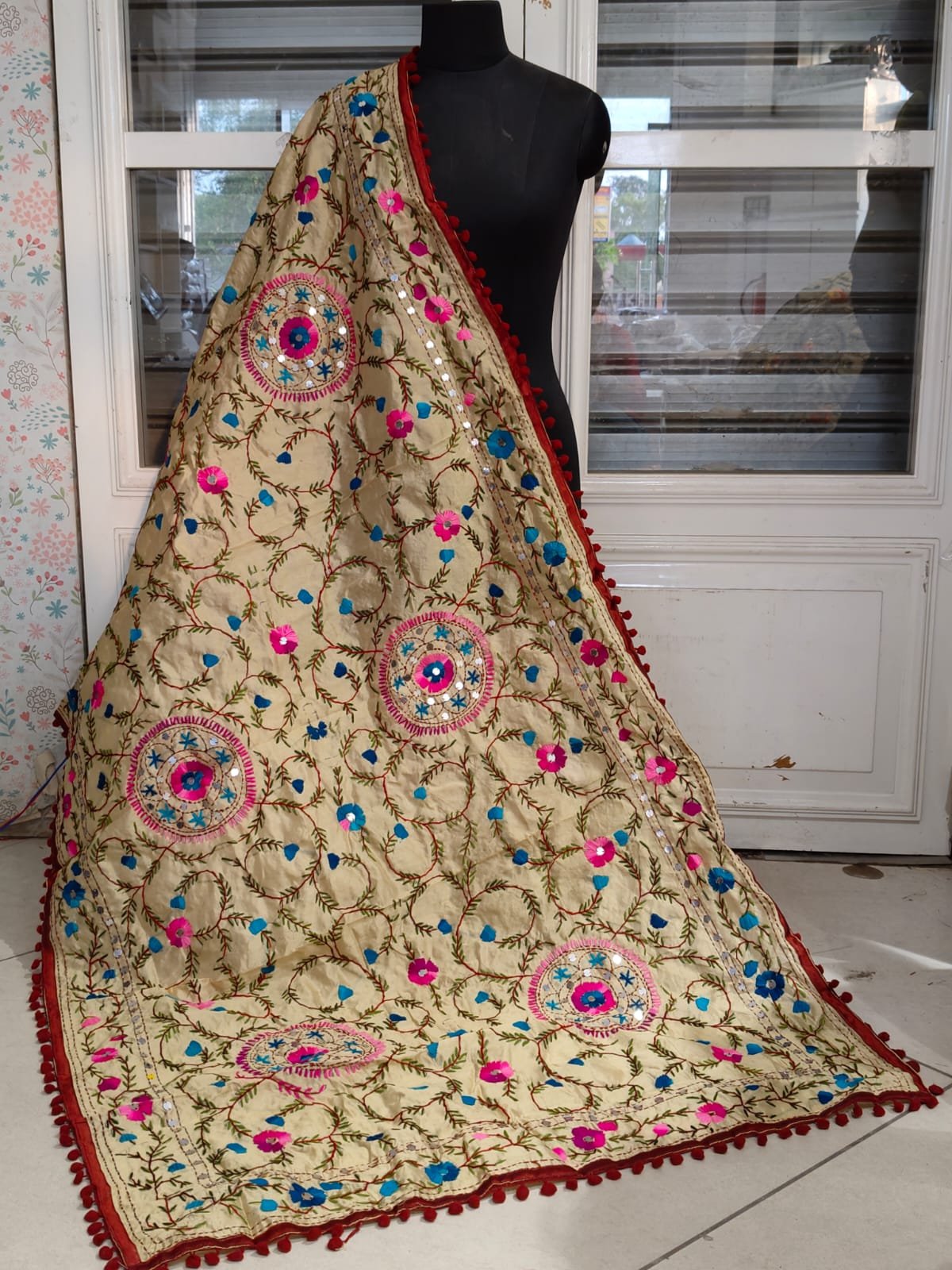 Pompom Duppata