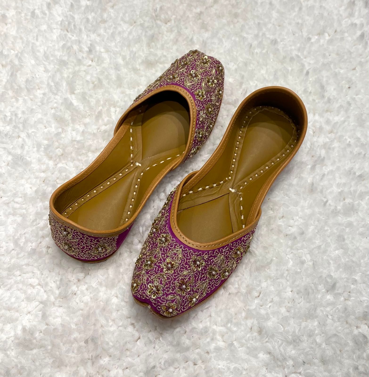 Punjabi jutti lining leather #690