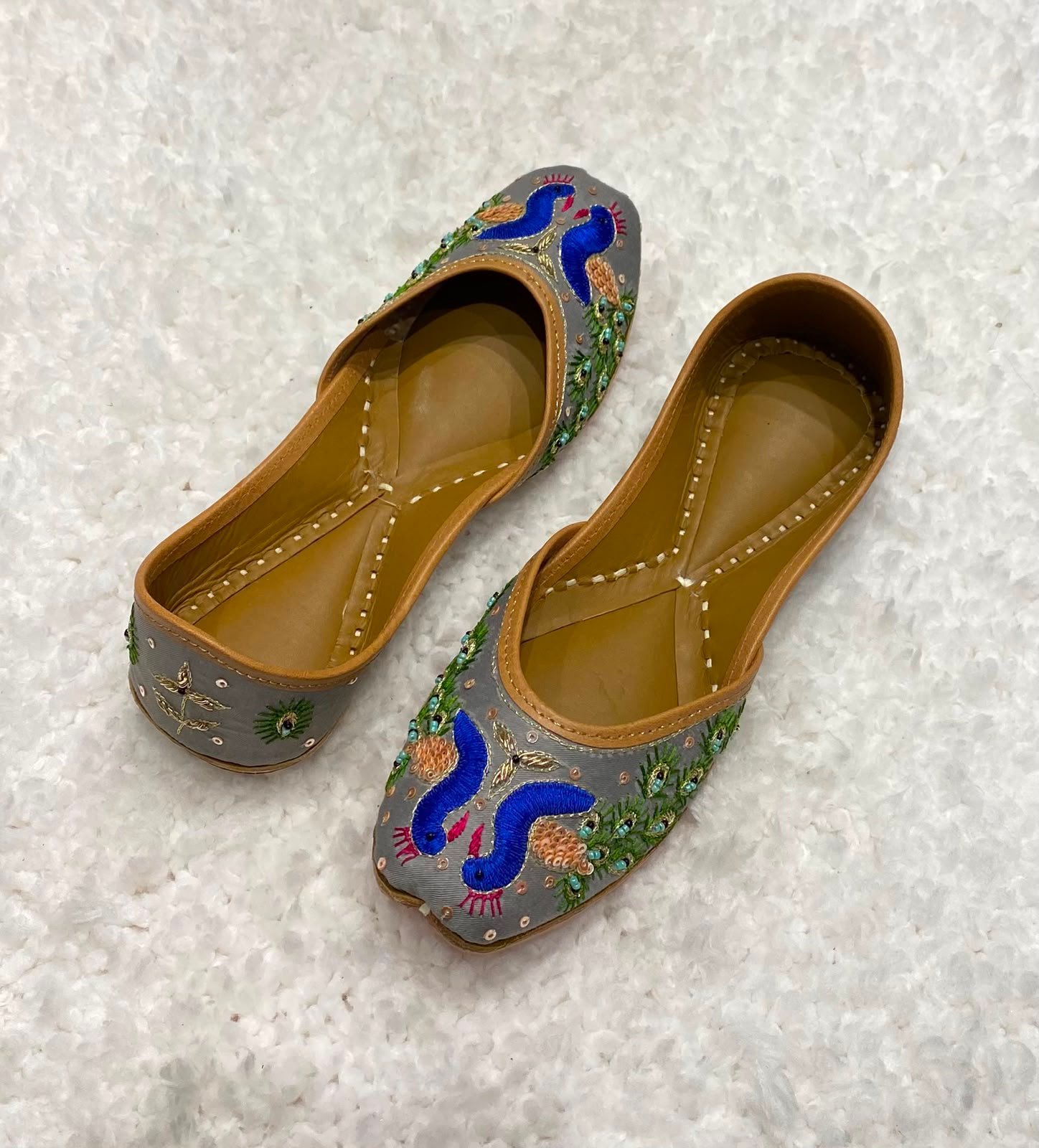Punjabi jutti lining leather #690