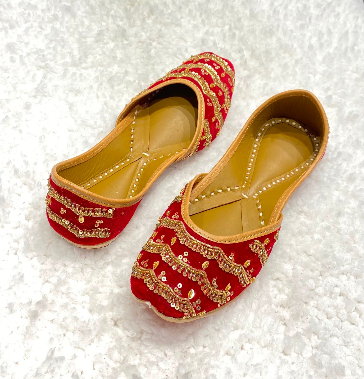 Punjabi jutti lining leather #690