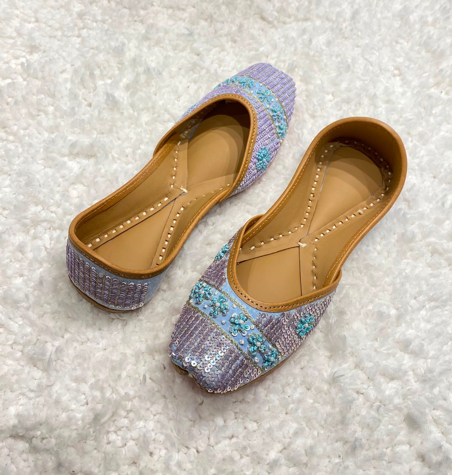 Punjabi jutti lining leather #690