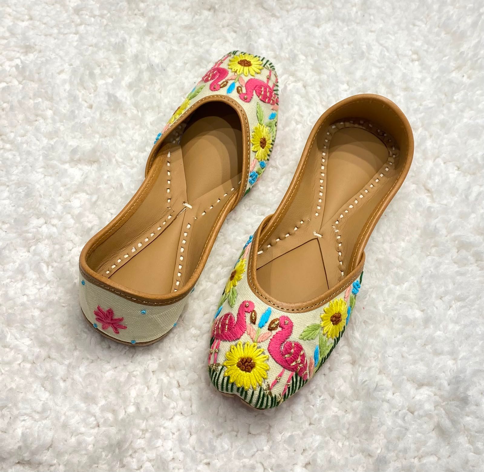 Punjabi jutti lining leather #690