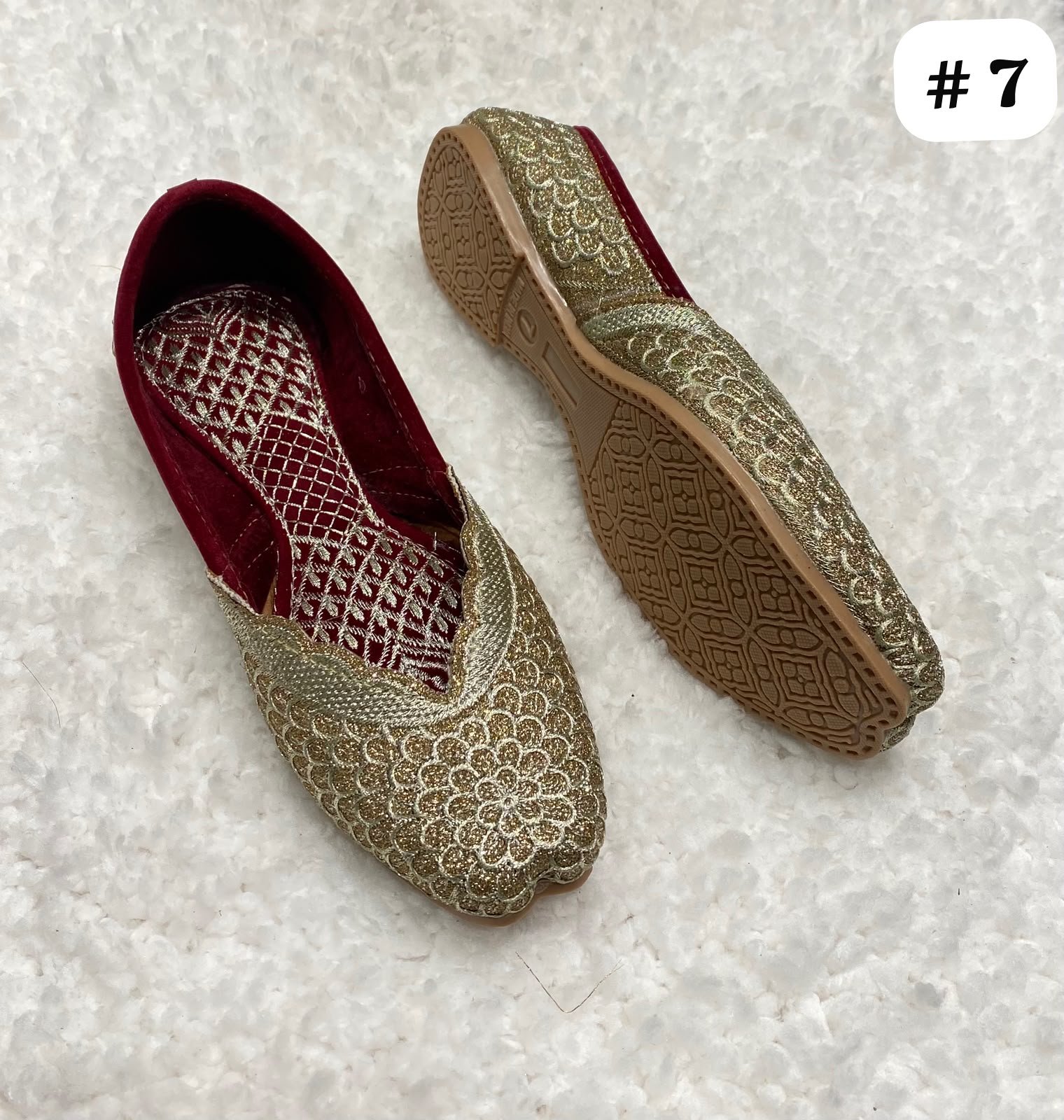 Zari jutti Tpr sole #240