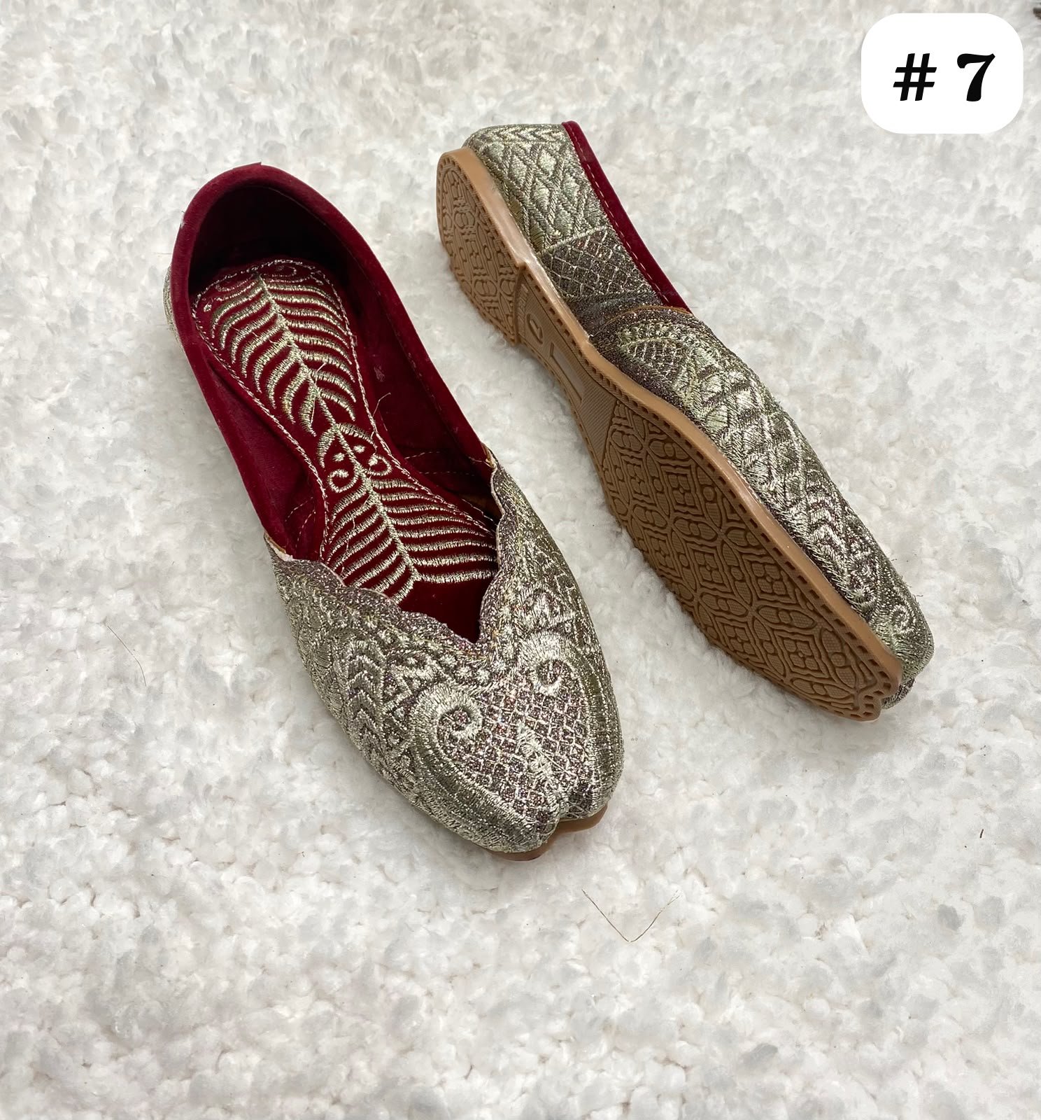 Zari jutti Tpr sole #240