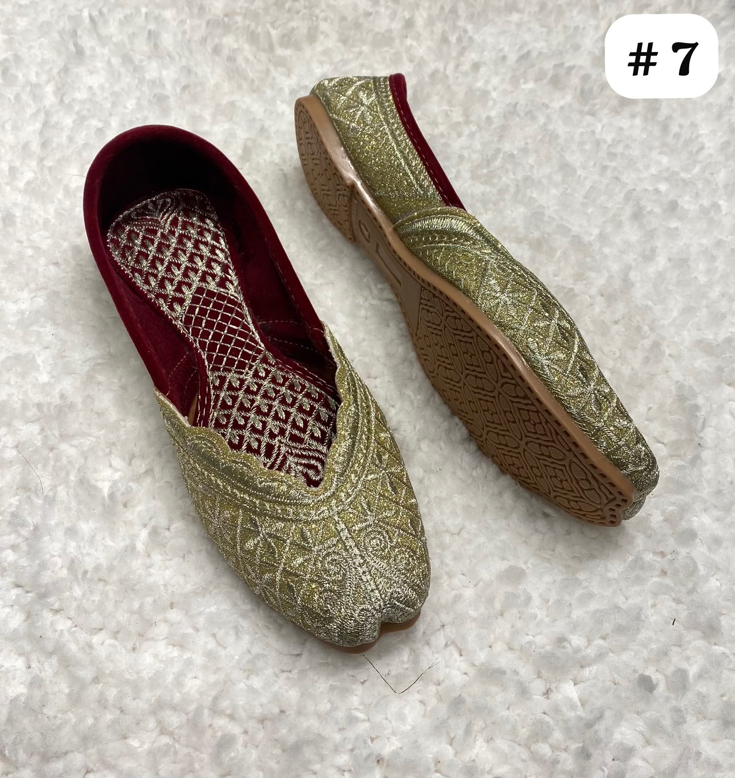 Zari jutti Tpr sole #240