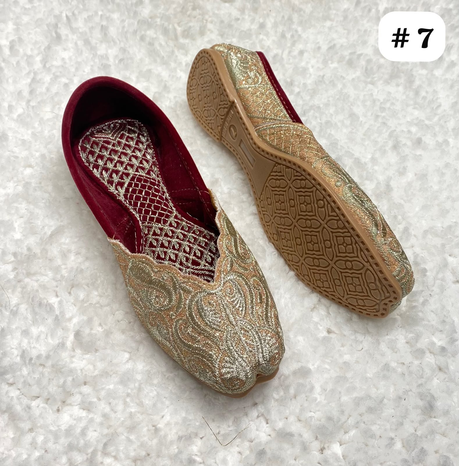 Zari jutti Tpr sole #240