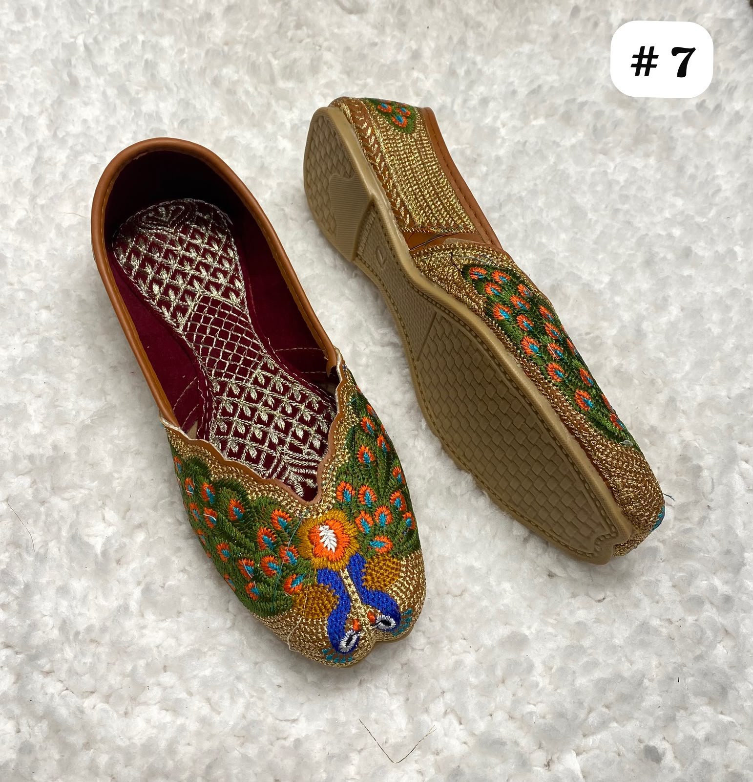 Zari jutti Tpr sole #240