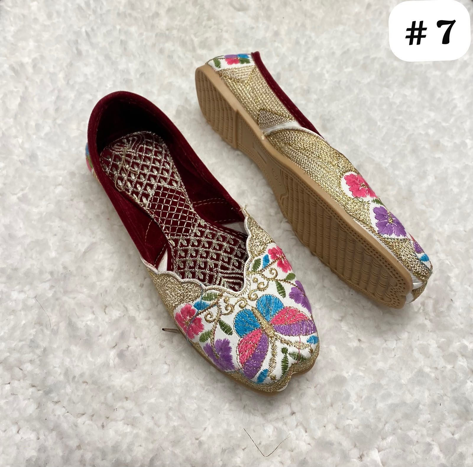 Zari jutti Tpr sole #240