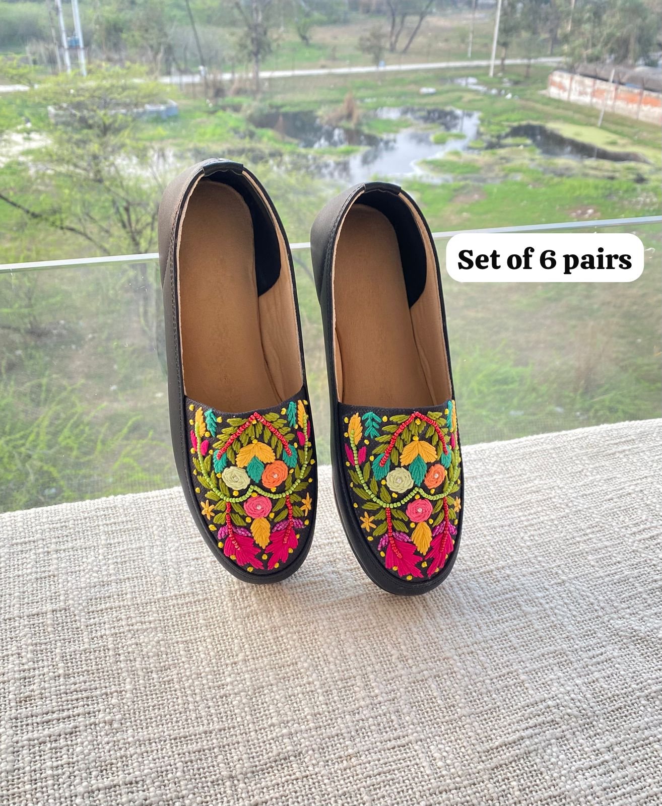 Embroidered Shoe