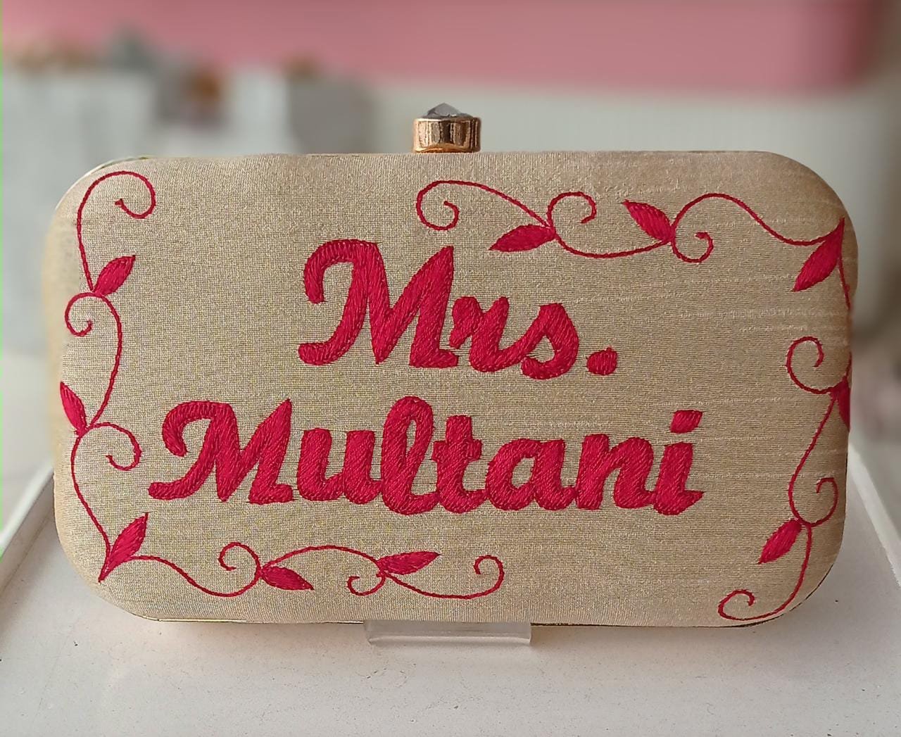 Rectangle Name clutch