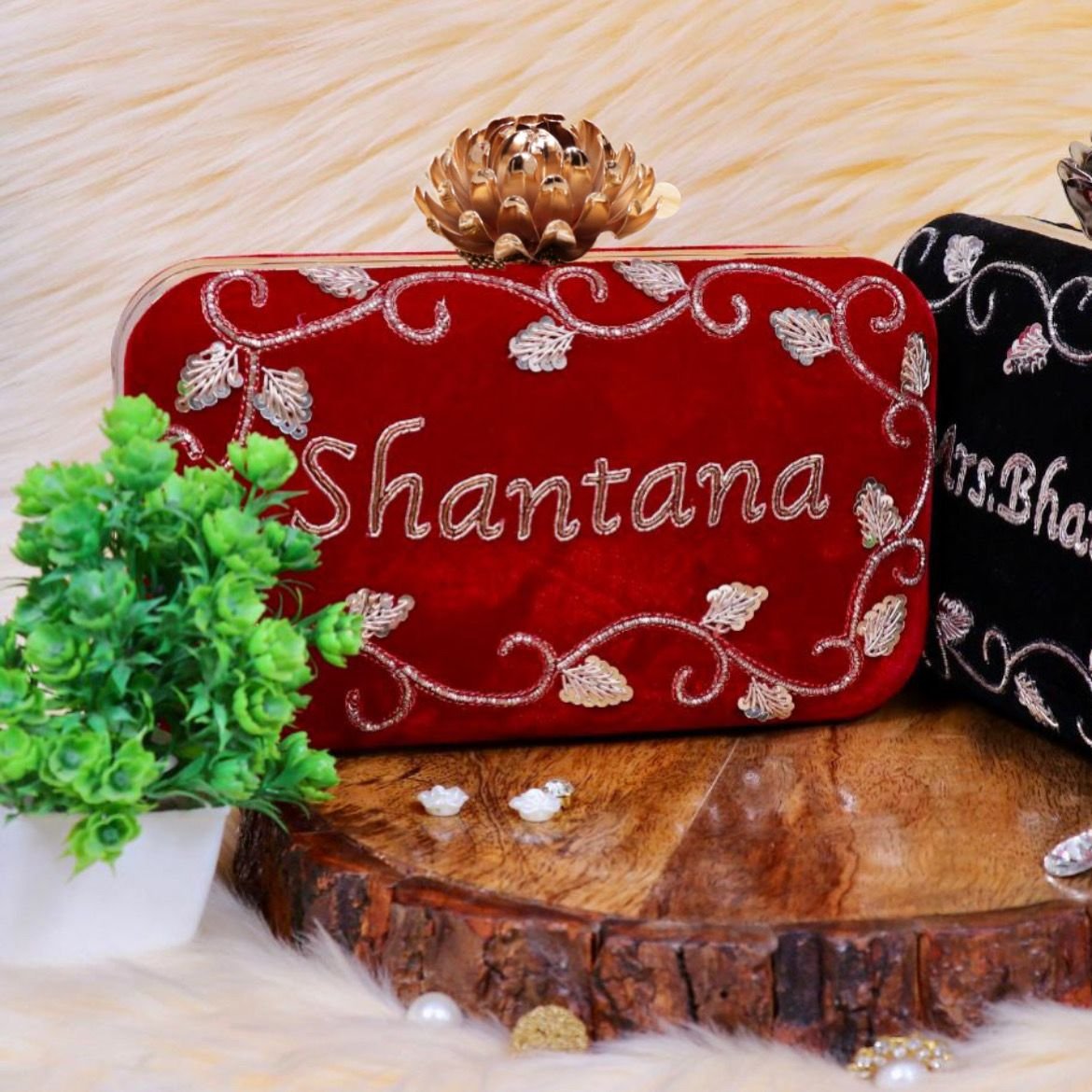 Rectangle Name clutch