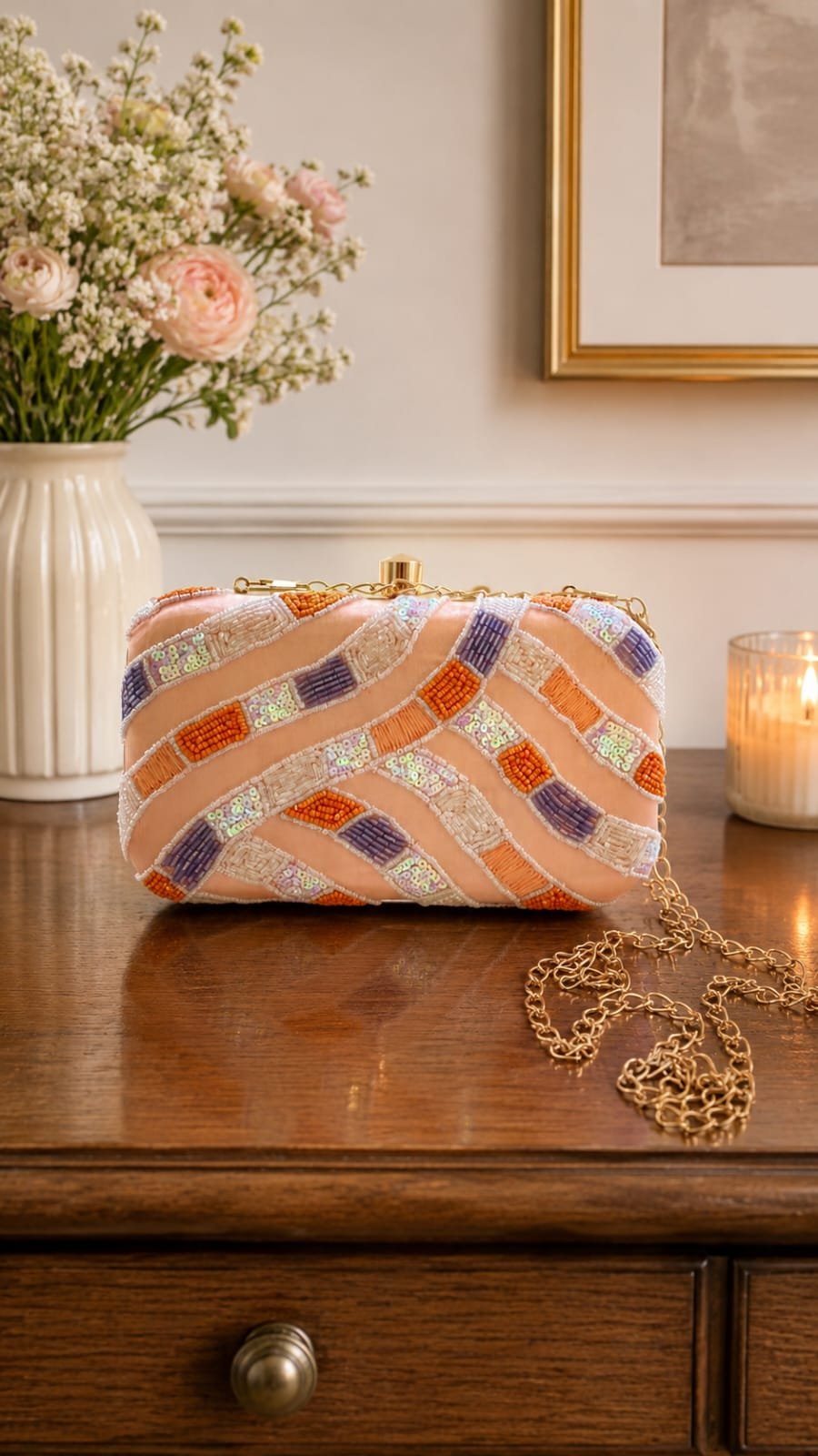 Rectangle clutch #650