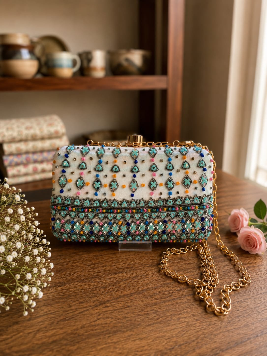 Rectangle clutch #650