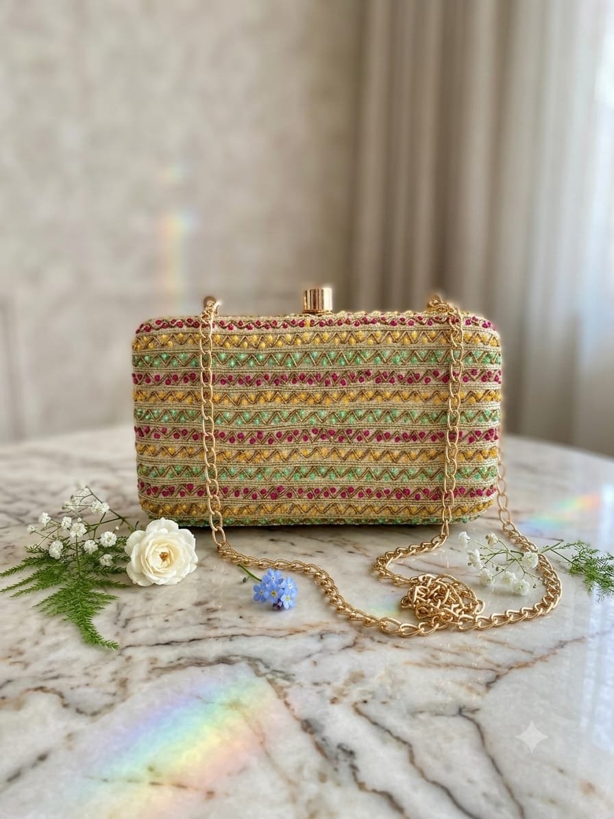 Rectangle clutch #650