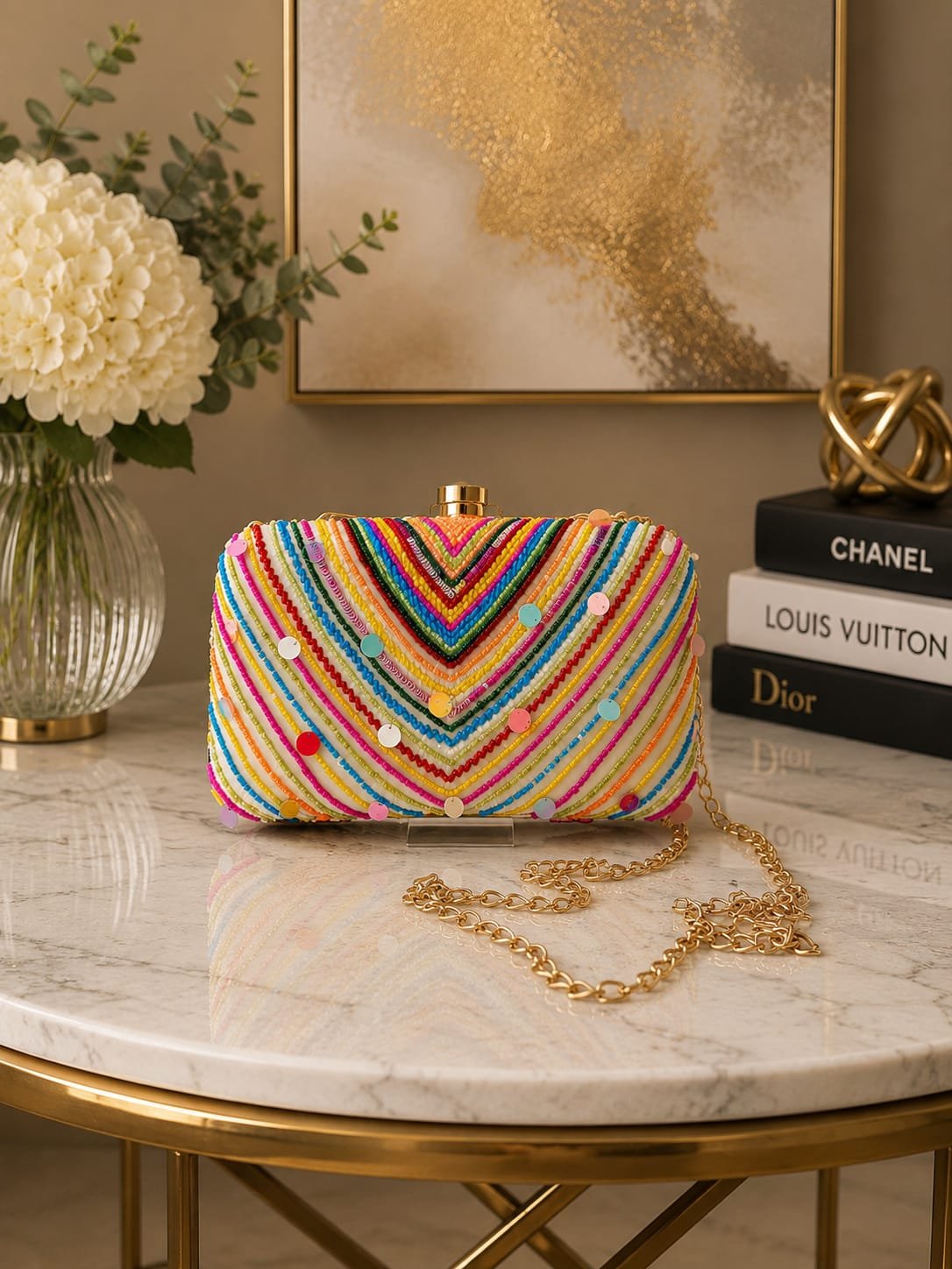 Rectangle clutch #650