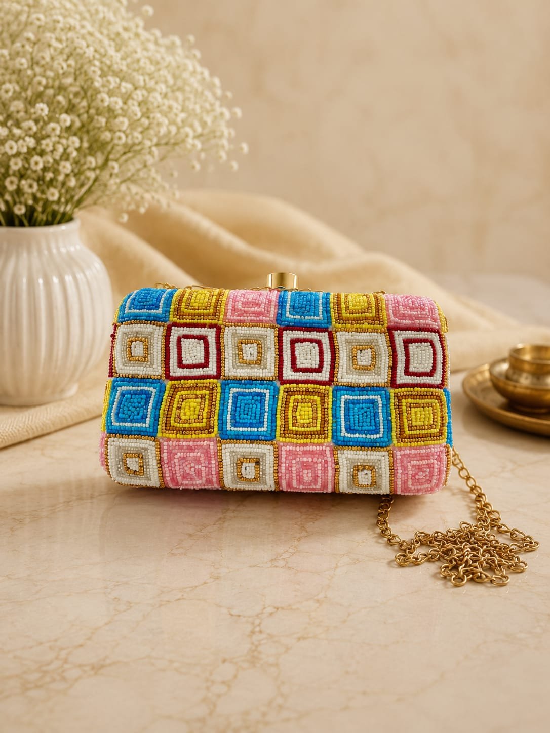 Rectangle clutch #650