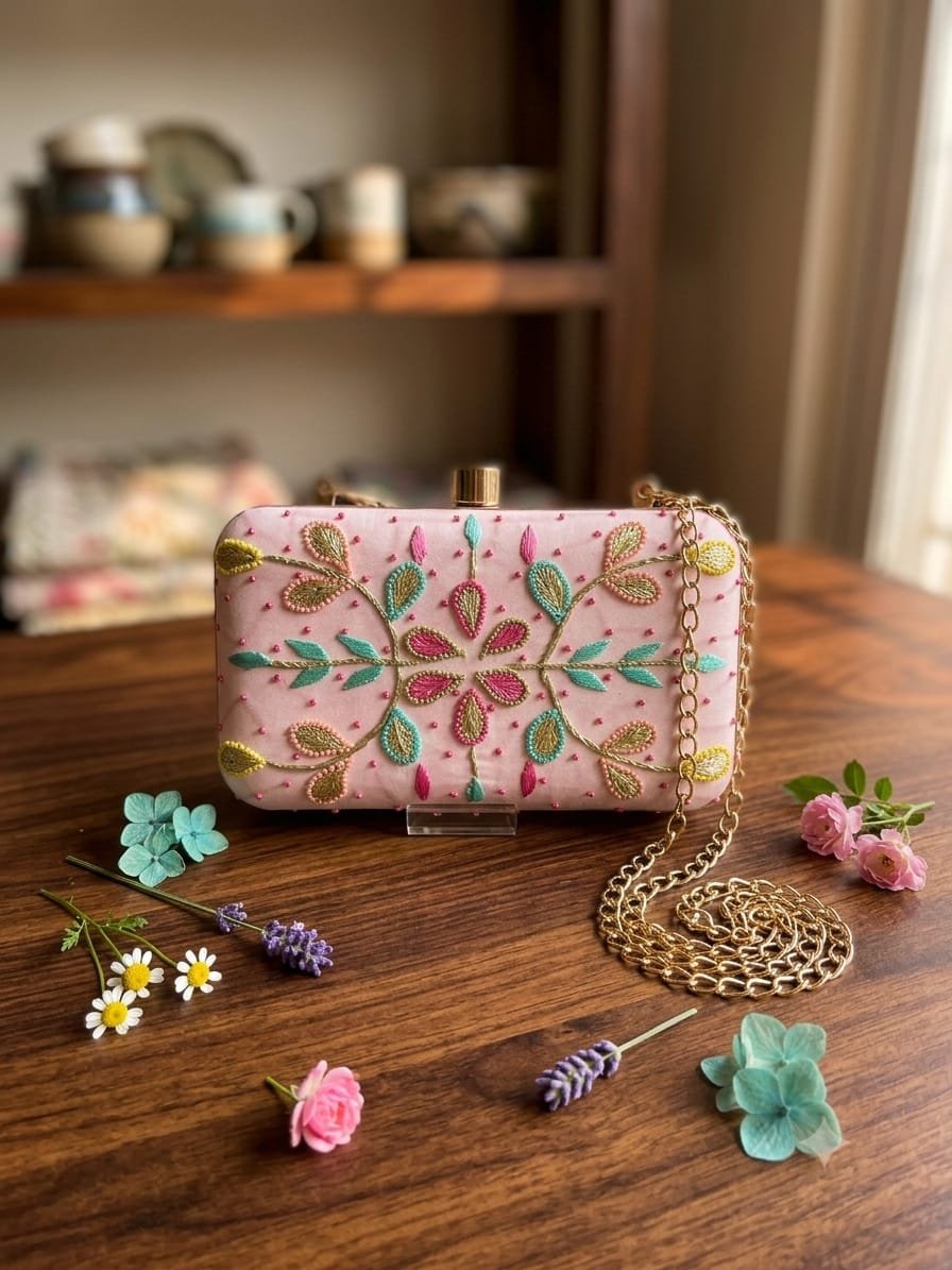 Rectangle clutch #650