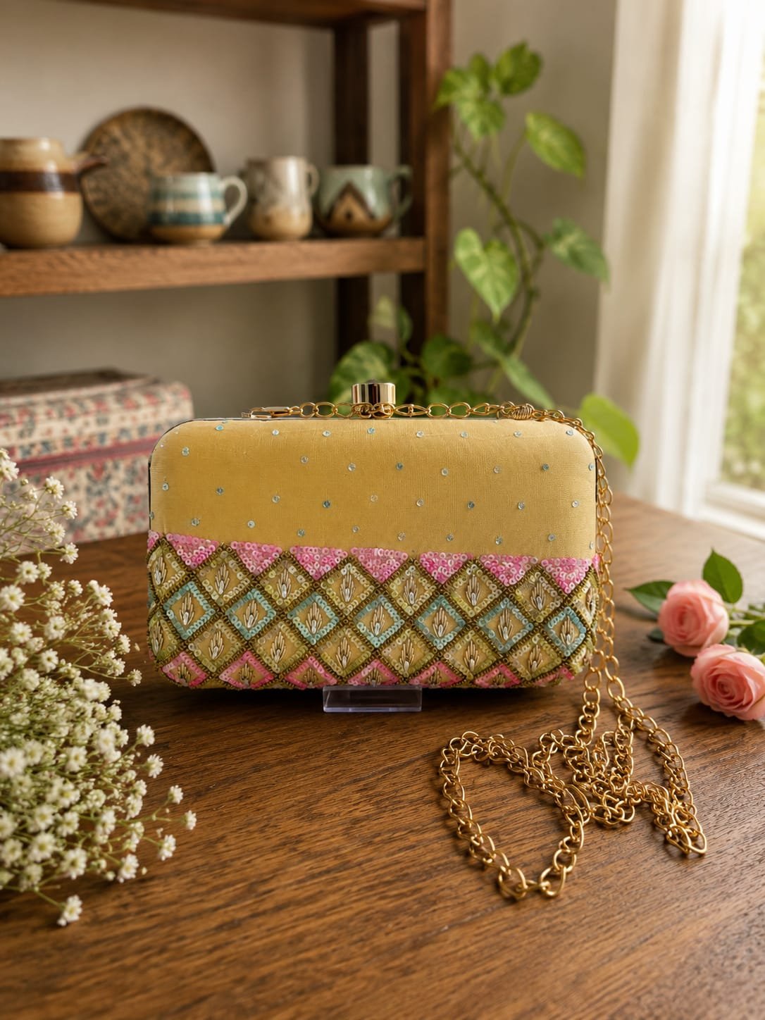 Rectangle clutch #650