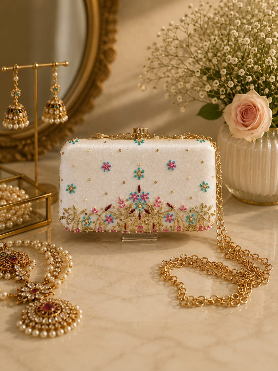 Rectangle clutch #650