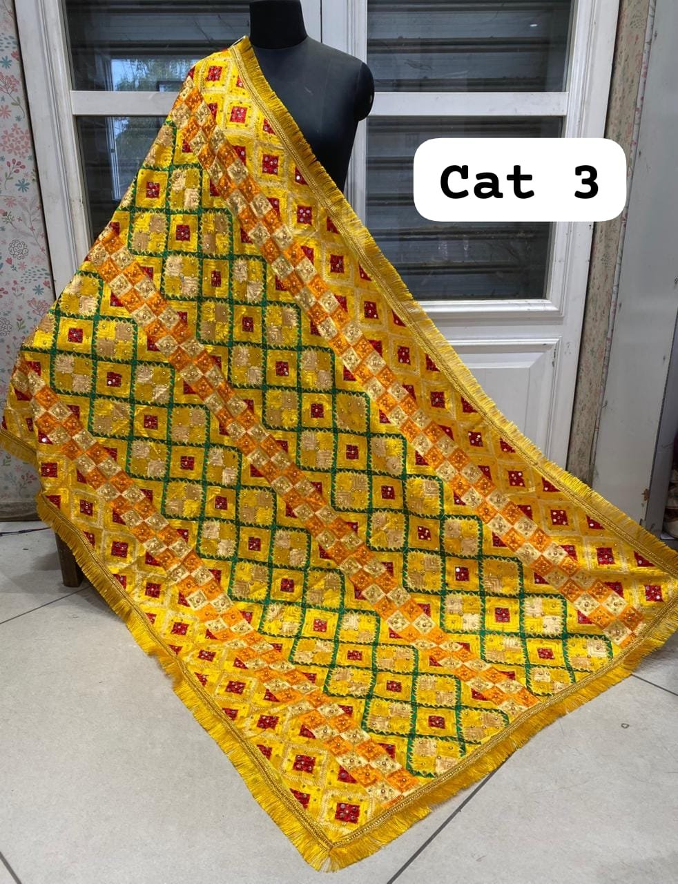 Phulkari Duppata cat-3 #750
