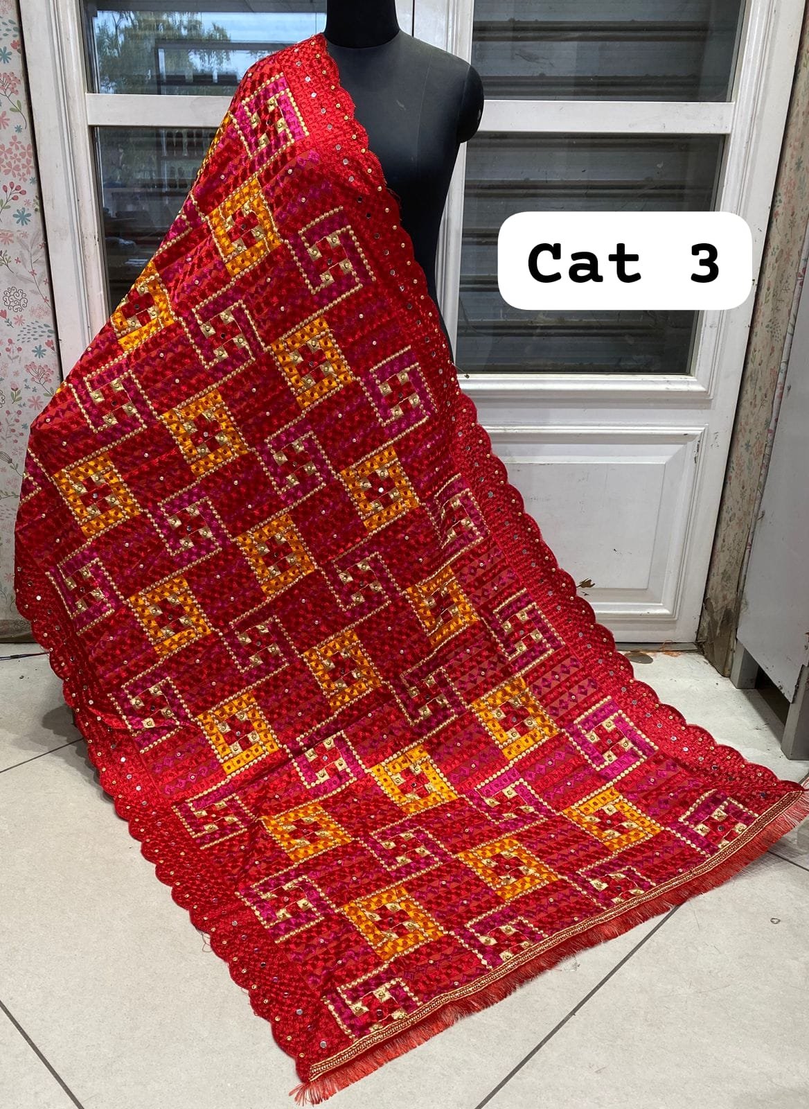 Phulkari Duppata cat-3 #750