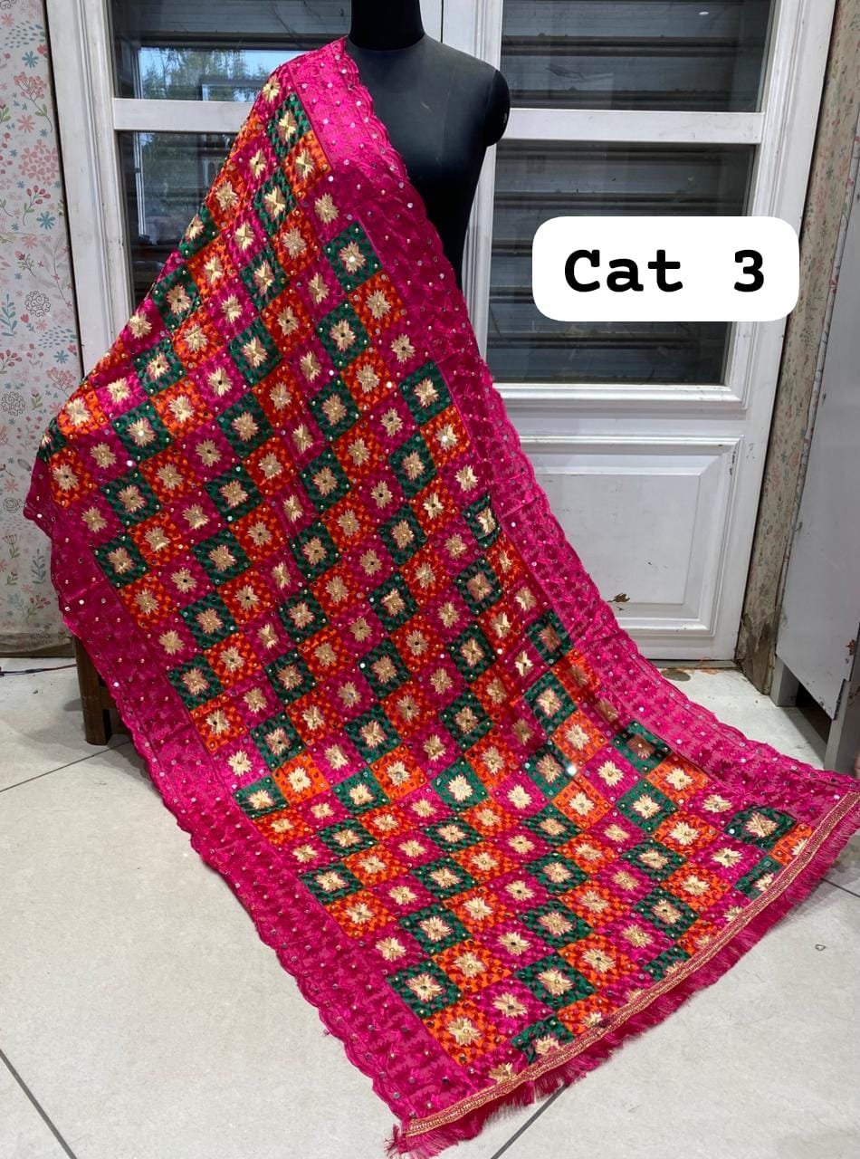 Phulkari Duppata cat-3 #750