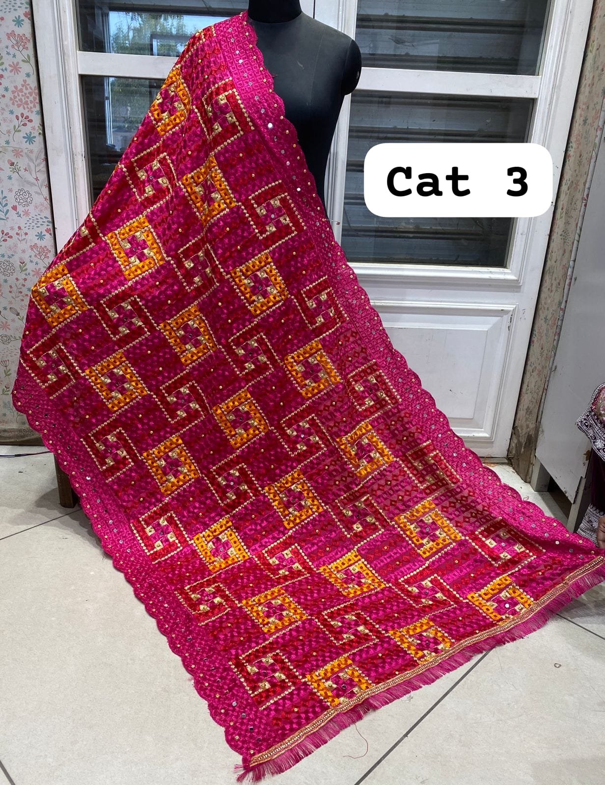 Phulkari Duppata cat-3 #750