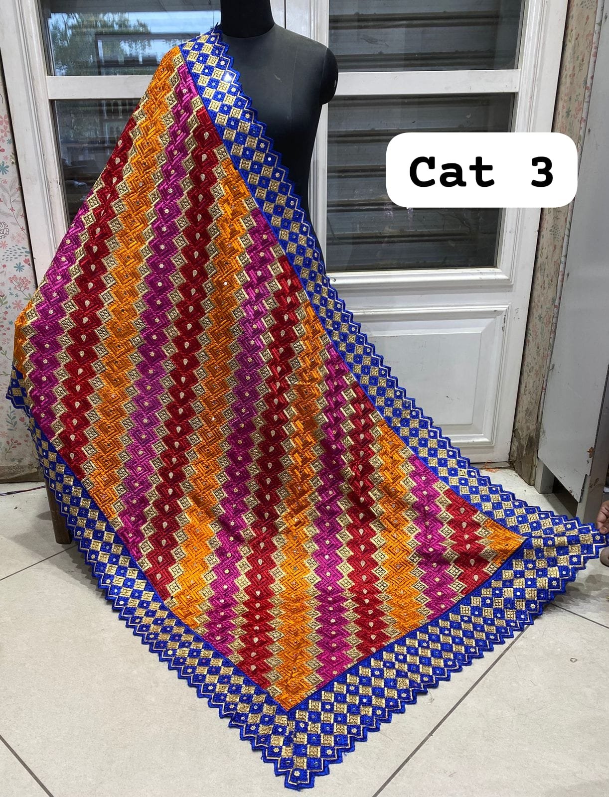 Phulkari Duppata cat-3 #750