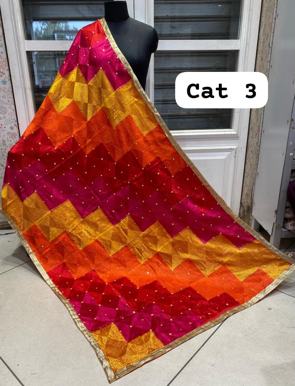 Phulkari Duppata cat-3 #750