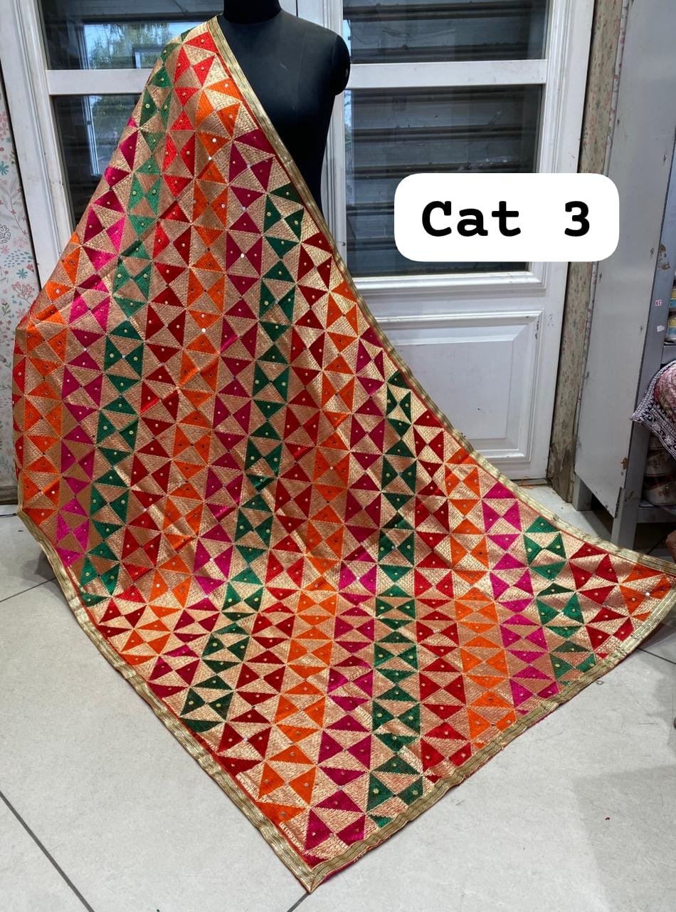 Phulkari Duppata cat-3 #750