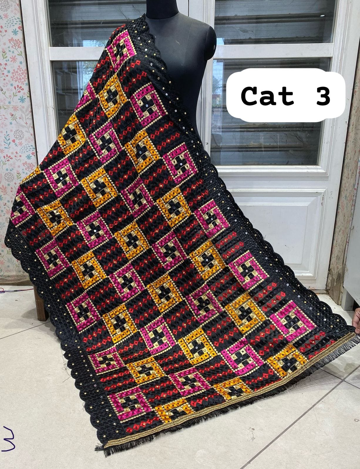 Phulkari Duppata cat-3 #750
