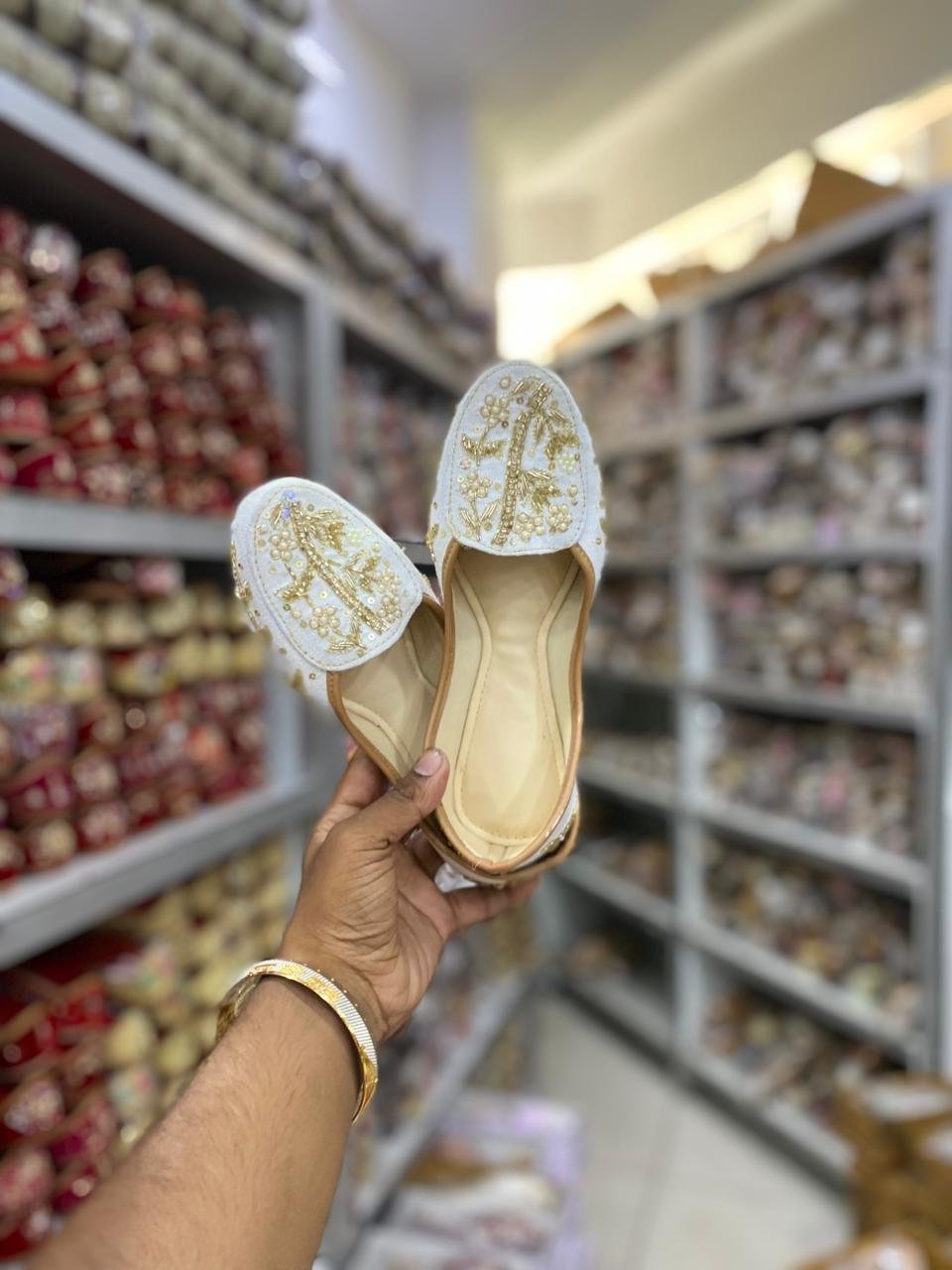 Embroidered Tpr loafer #330