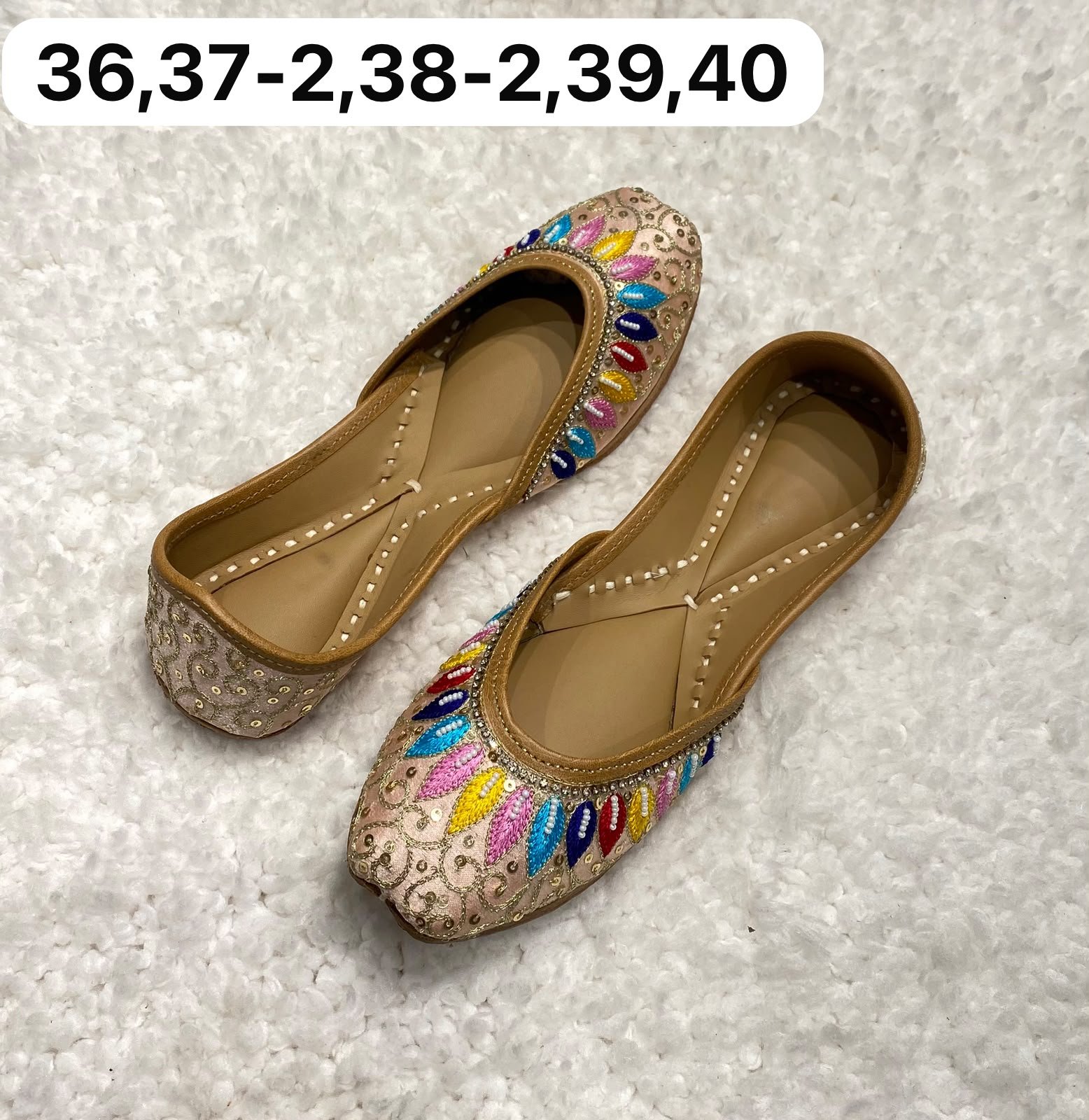 Lining Punjabi jutti #625