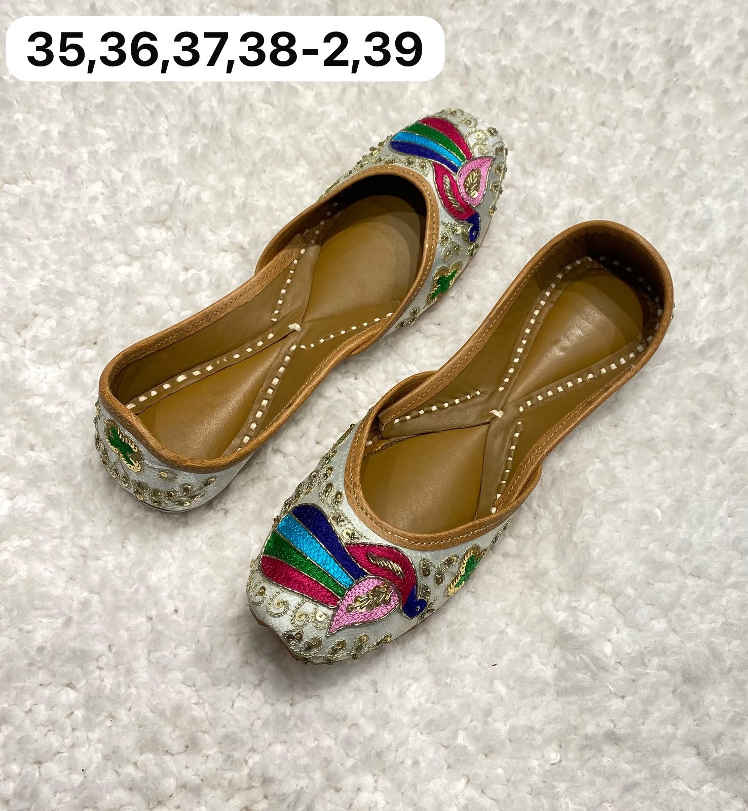 Lining Punjabi jutti #625