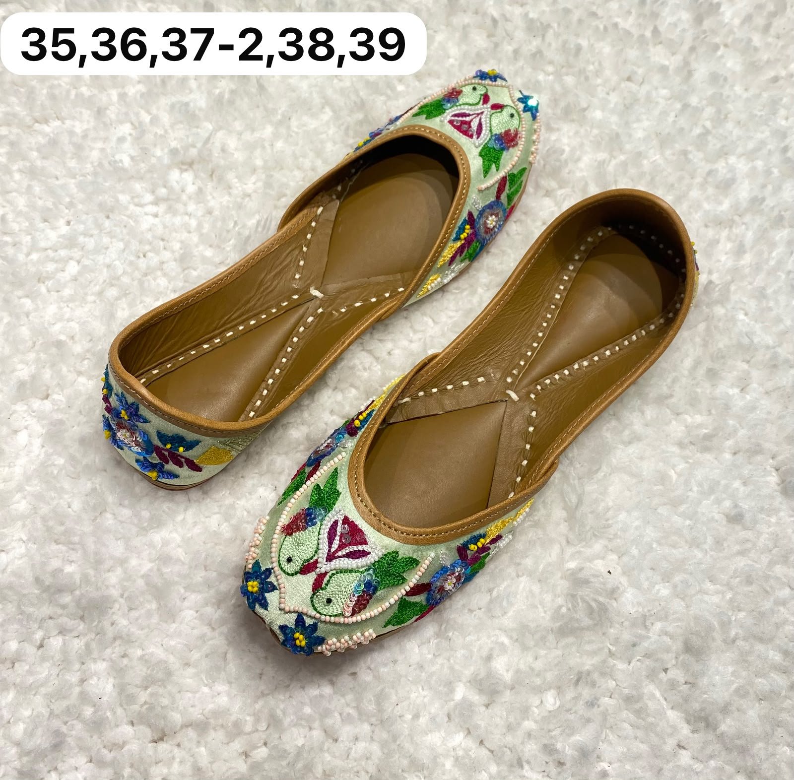 Lining Punjabi jutti #625