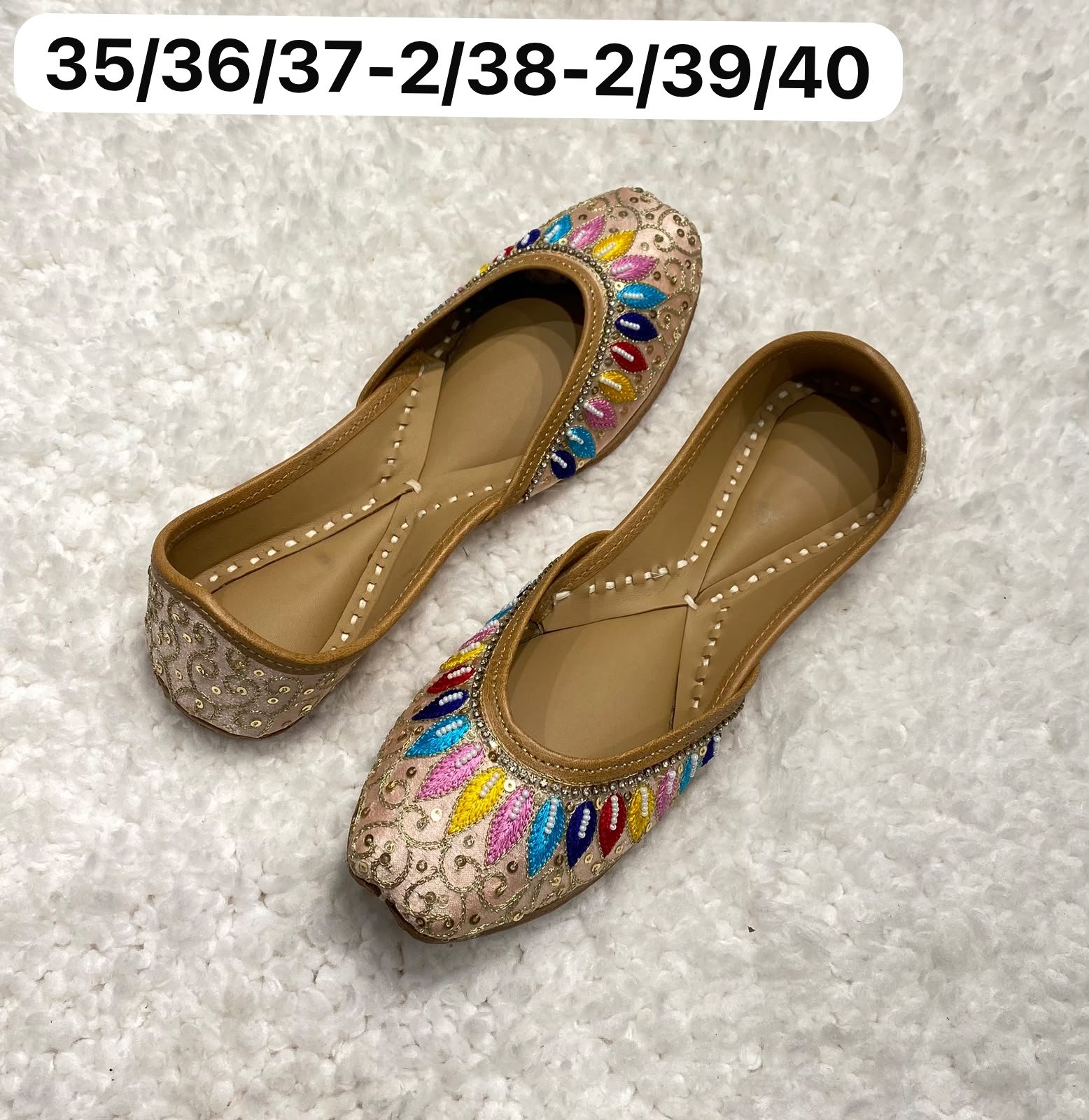 Lining Punjabi jutti #625