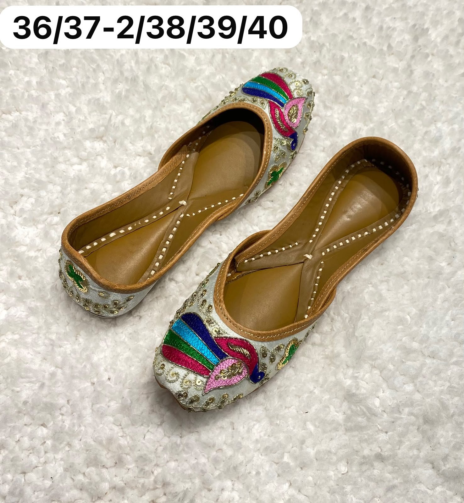 Lining Punjabi jutti #625