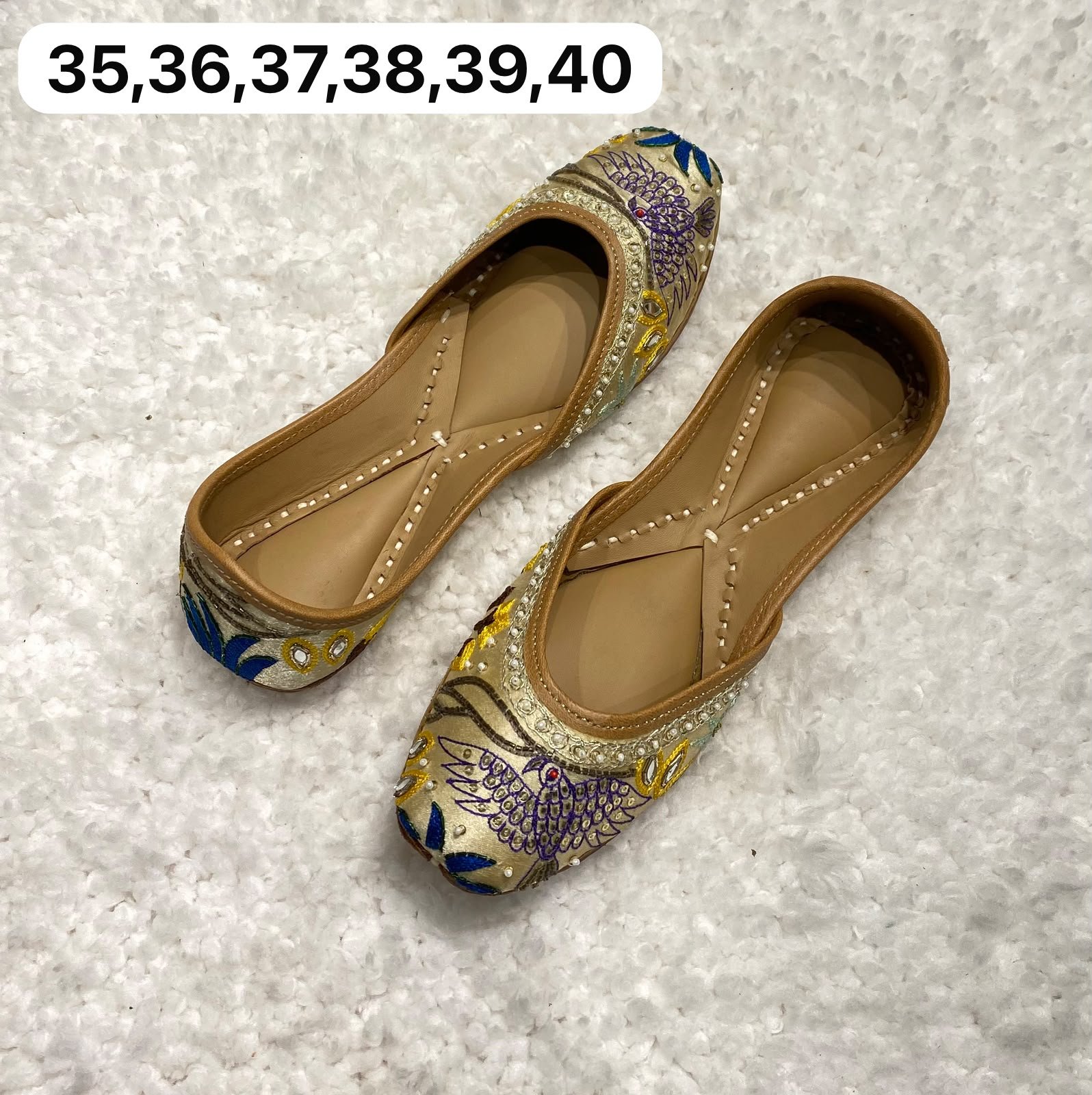 Lining Punjabi jutti #625
